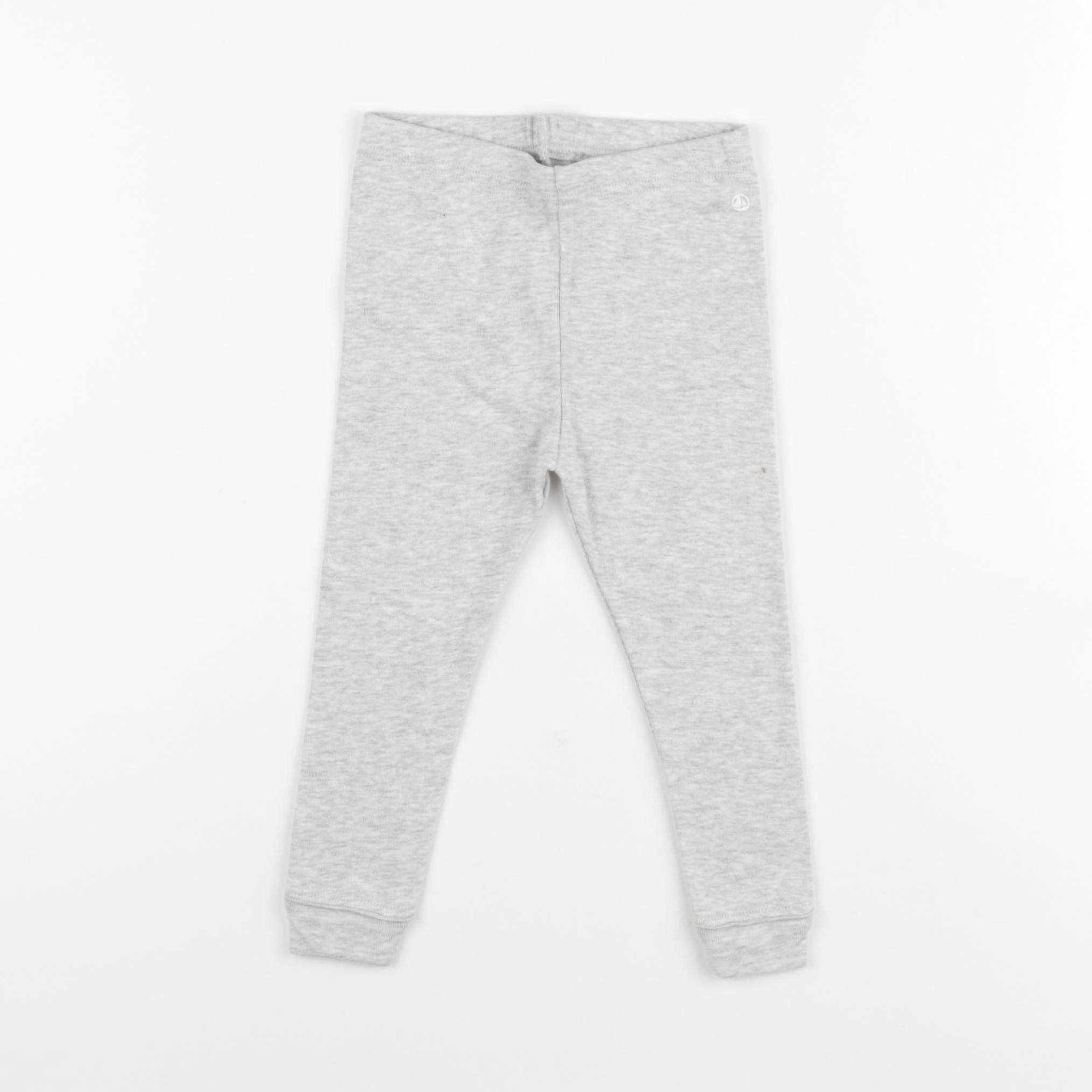 Petit Bateau - legging gris - 18 mois