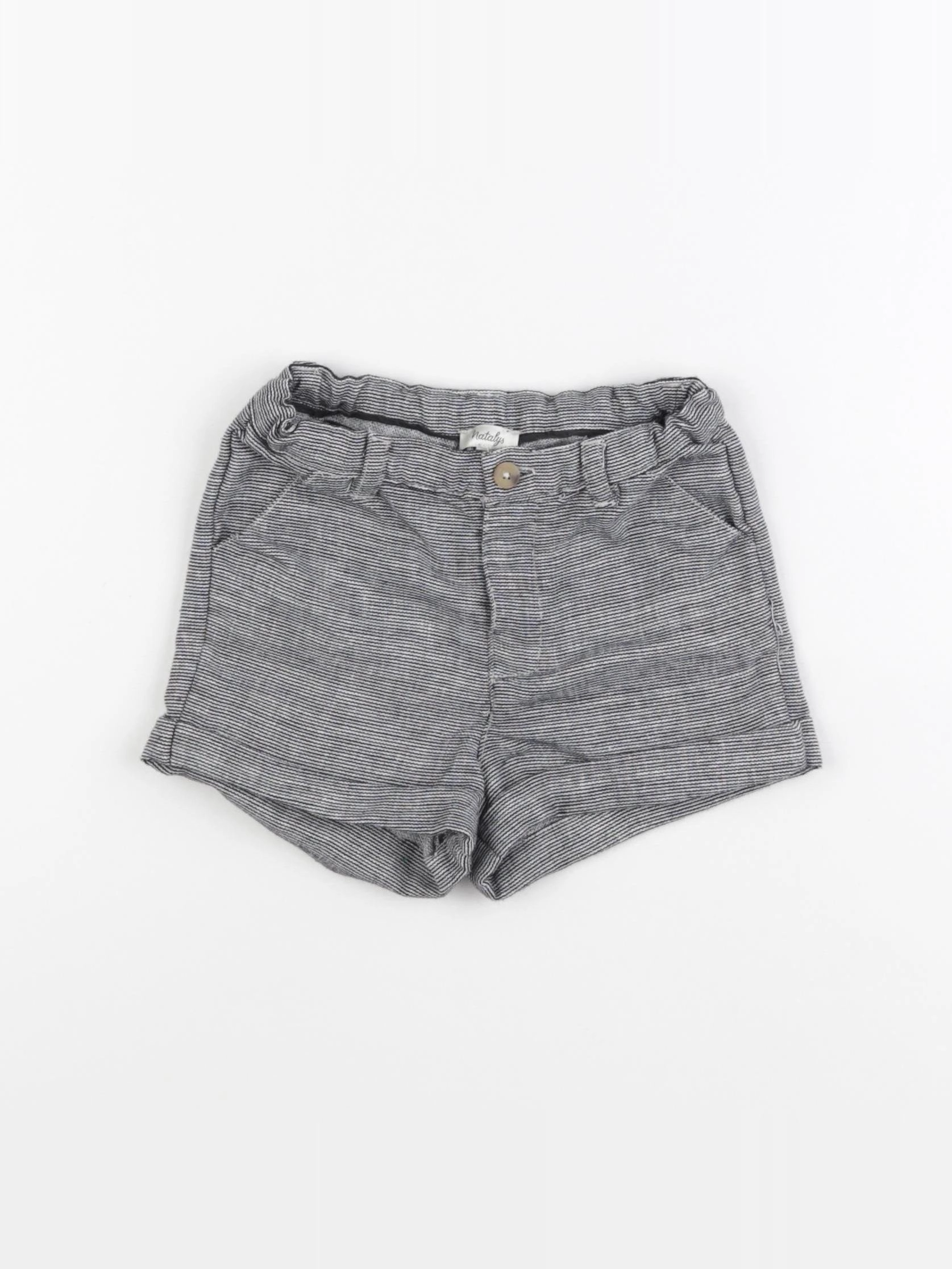 Natalys - short bleu - 24 mois