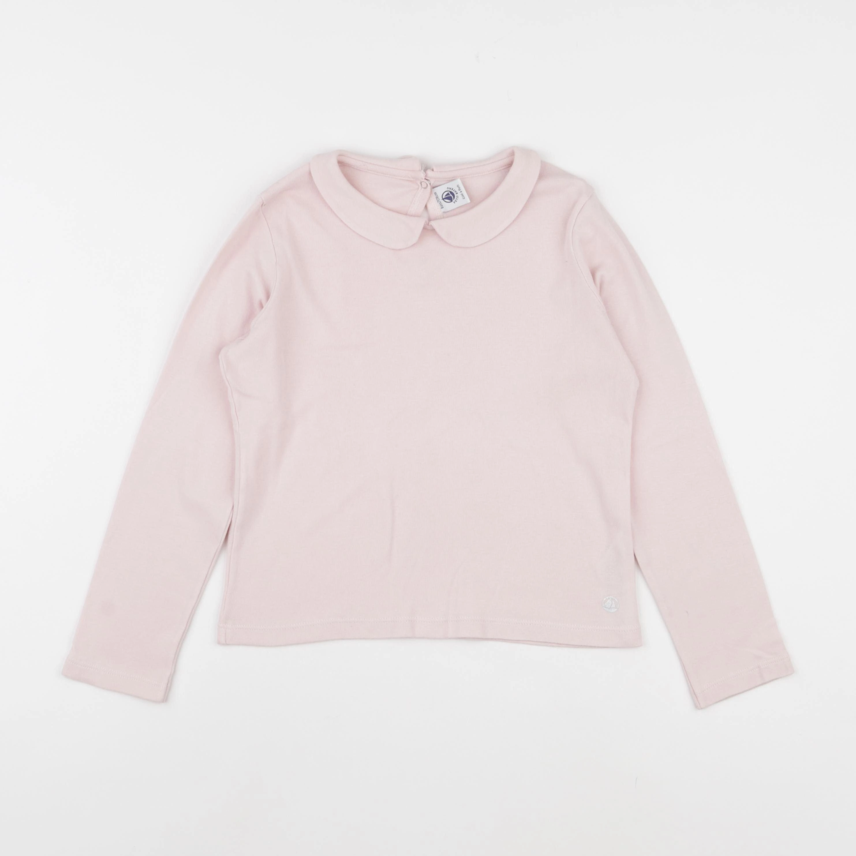 Petit Bateau - tee-shirt rose - 8 ans