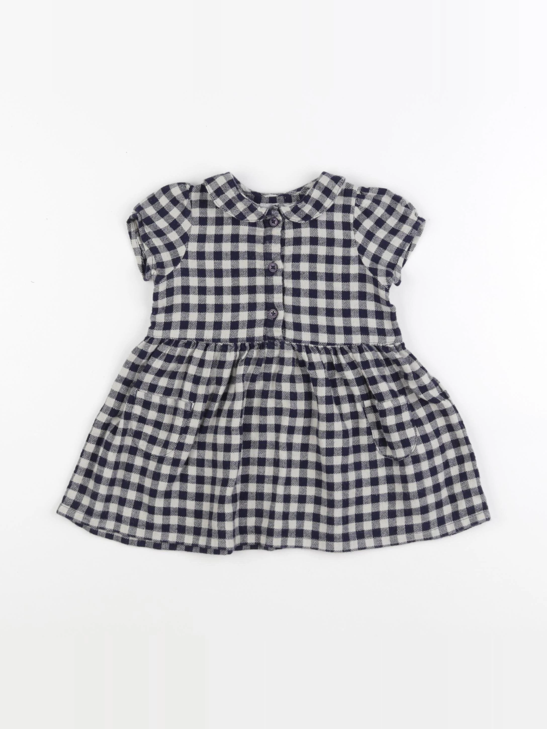 Cyrillus - robe bleu - 12 mois