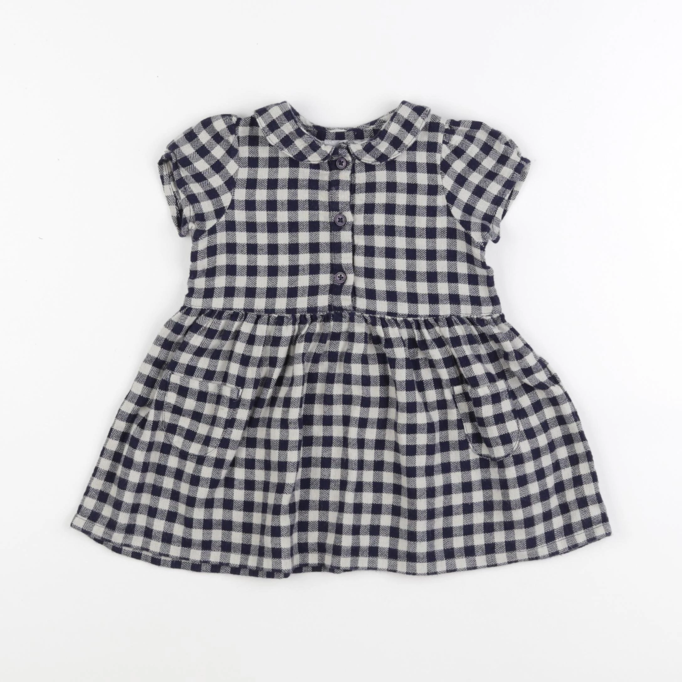 Cyrillus - robe bleu - 12 mois