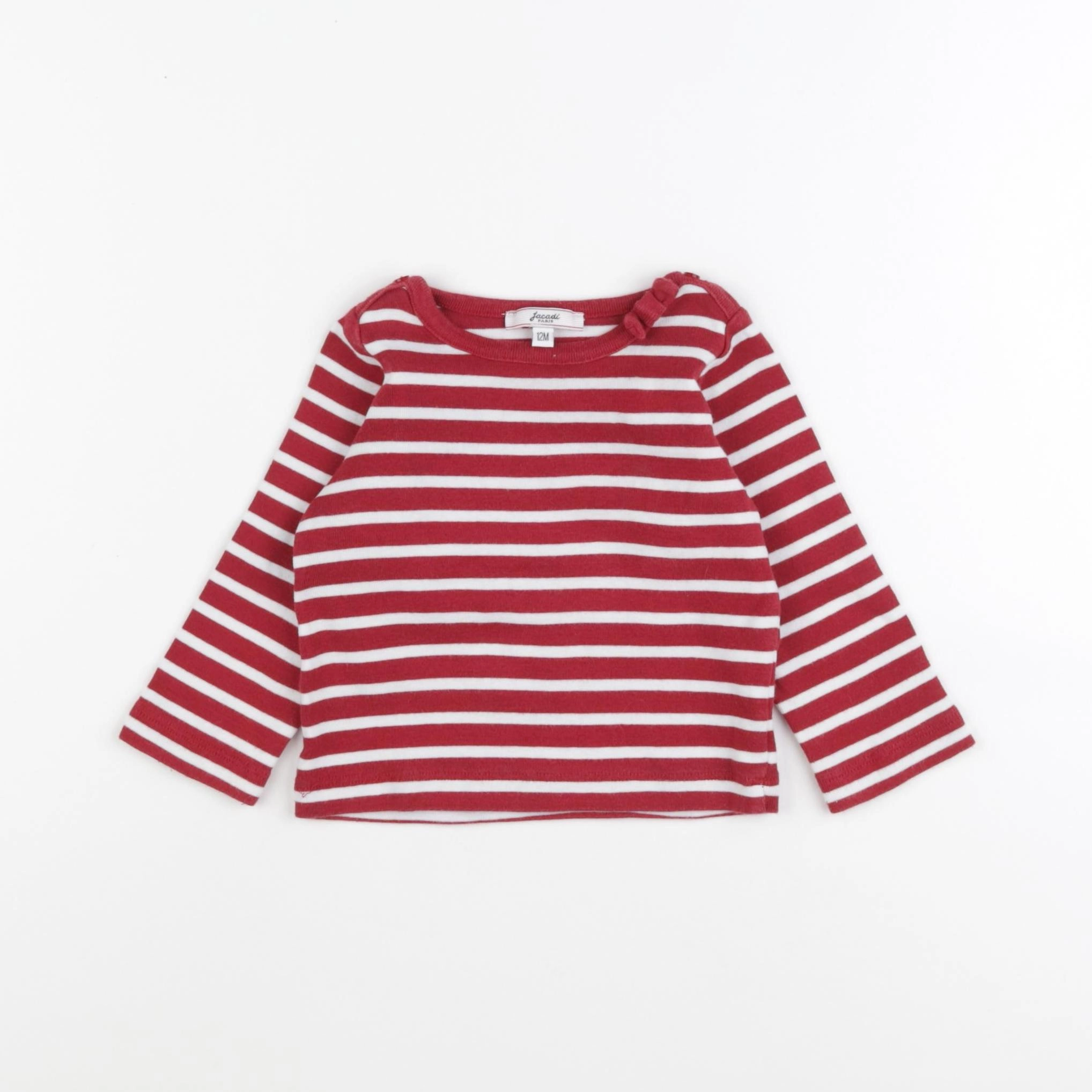 Jacadi - tee-shirt rouge - 12 mois