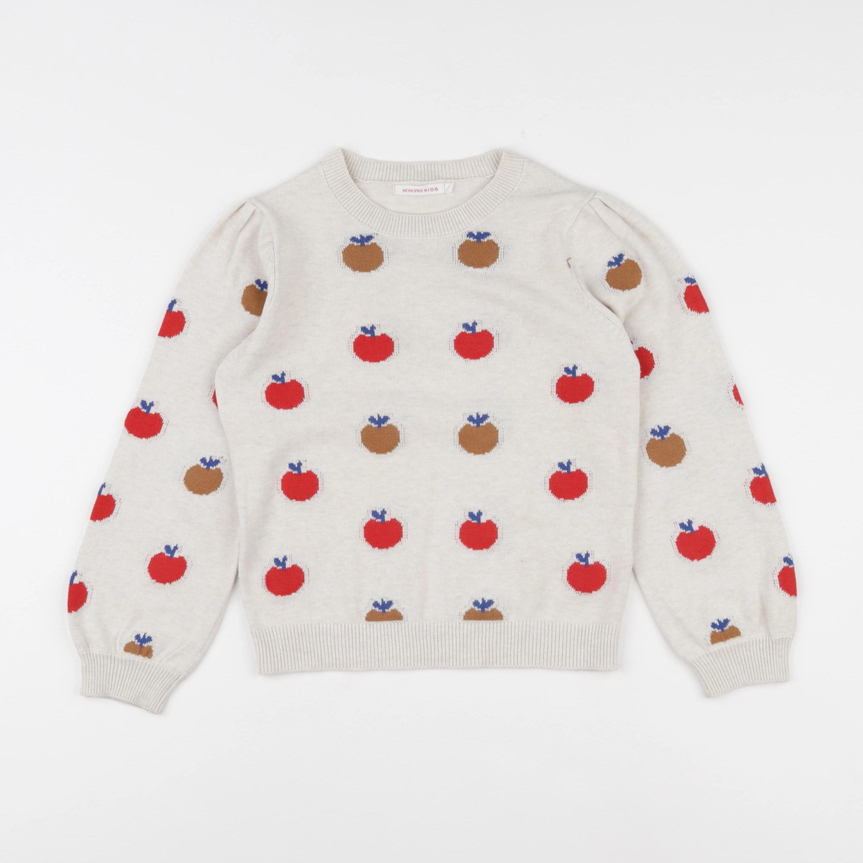 Monoprix - pull multicolore - 8 ans