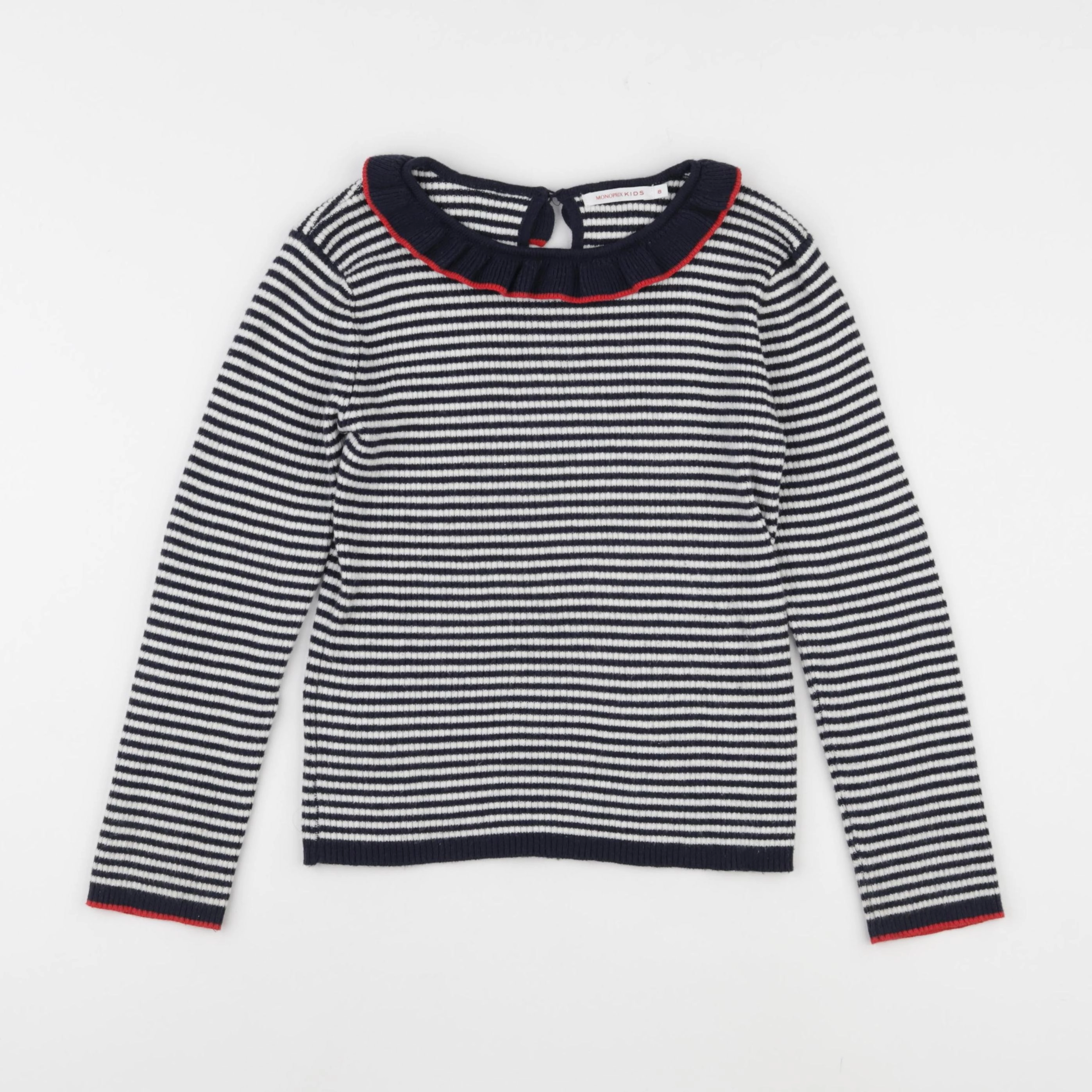 Monoprix - tee-shirt bleu - 8 ans