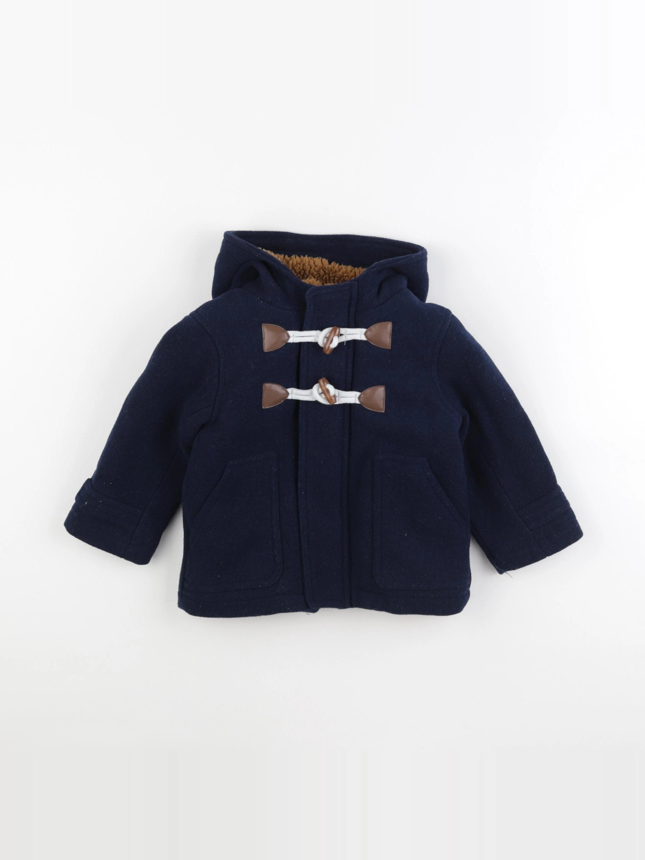 Vertbaudet - manteau bleu - 24 mois