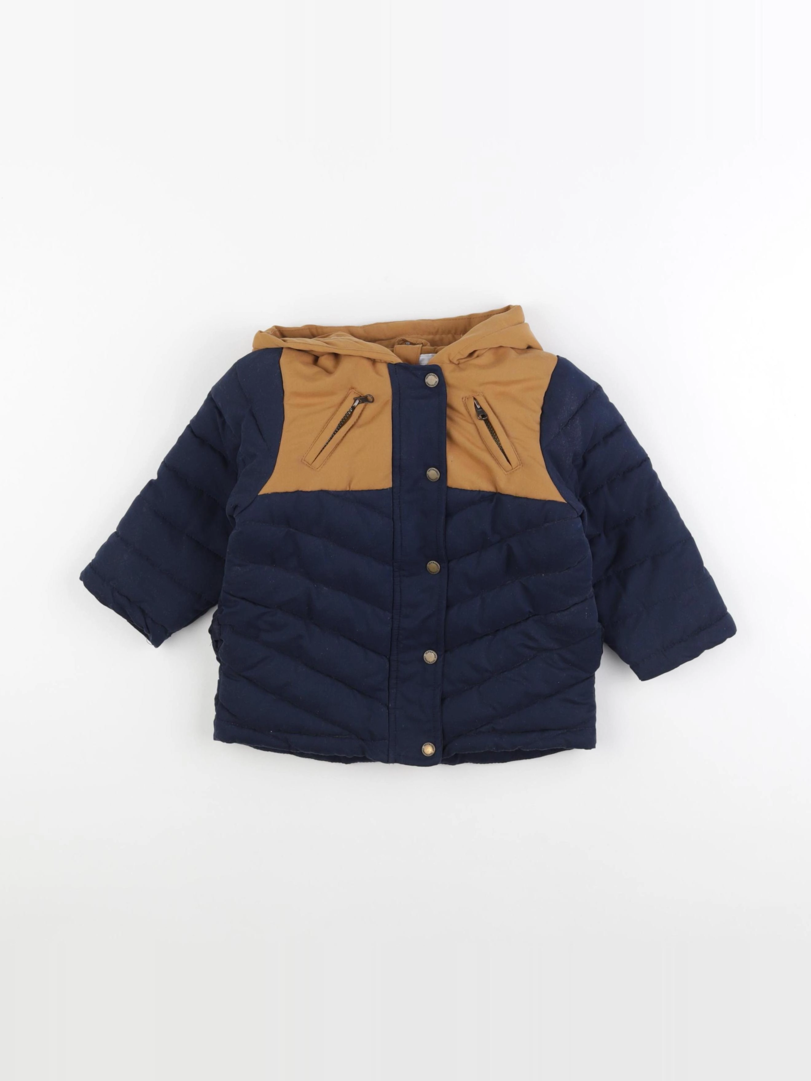 Vertbaudet - parka bleu - 24 mois