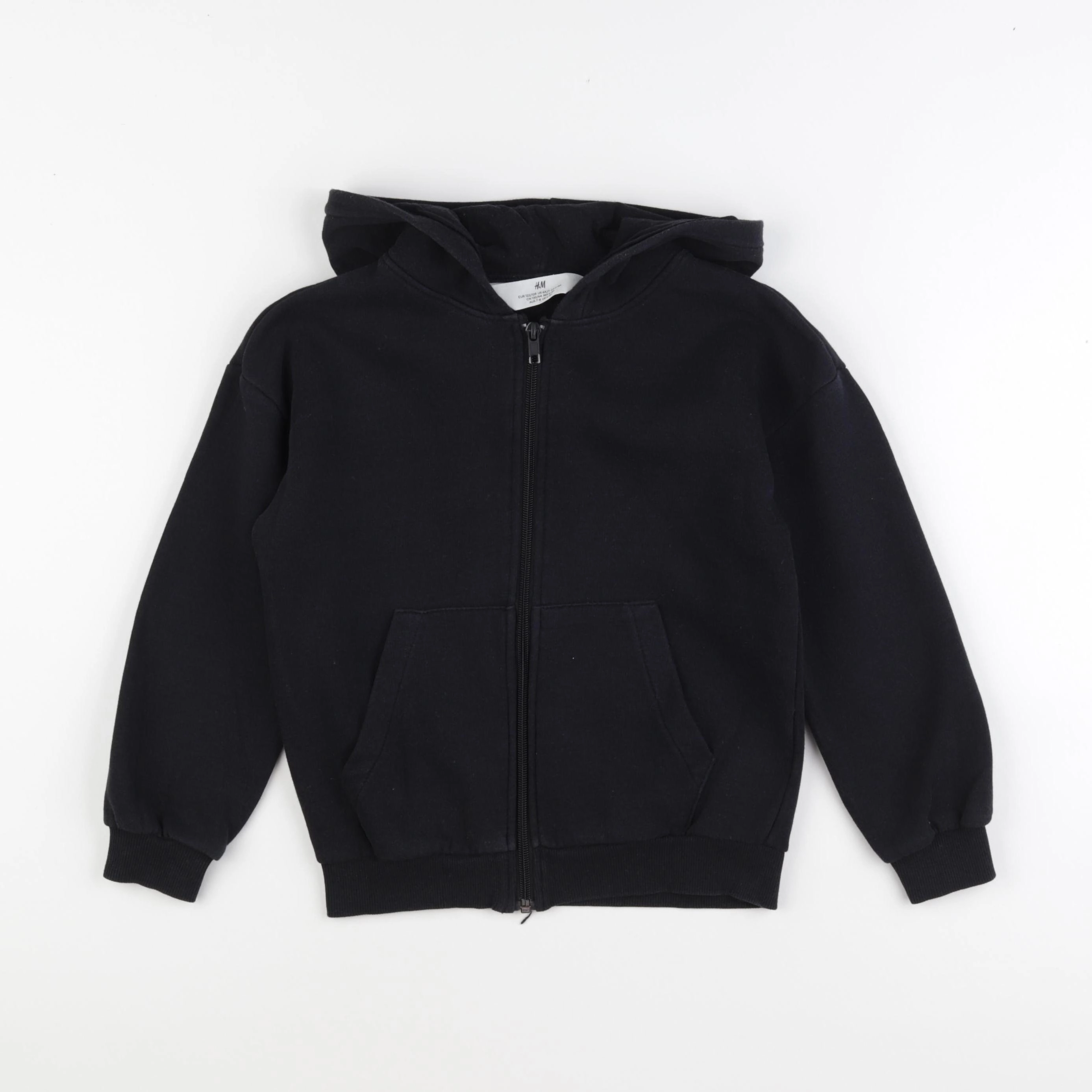 H&M - sweat noir - 6/8 ans