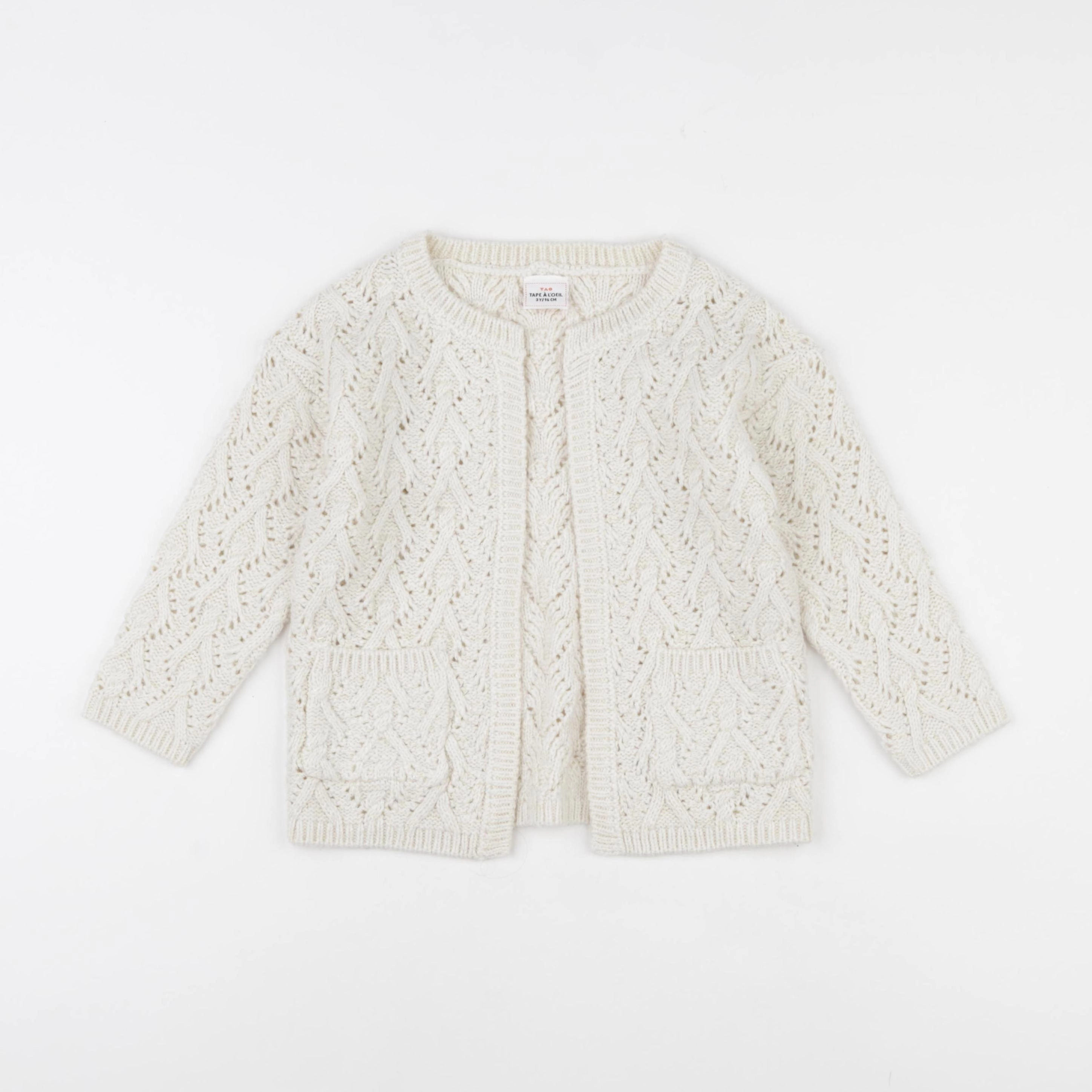 Tape à l'oeil - gilet beige, or - 3 ans