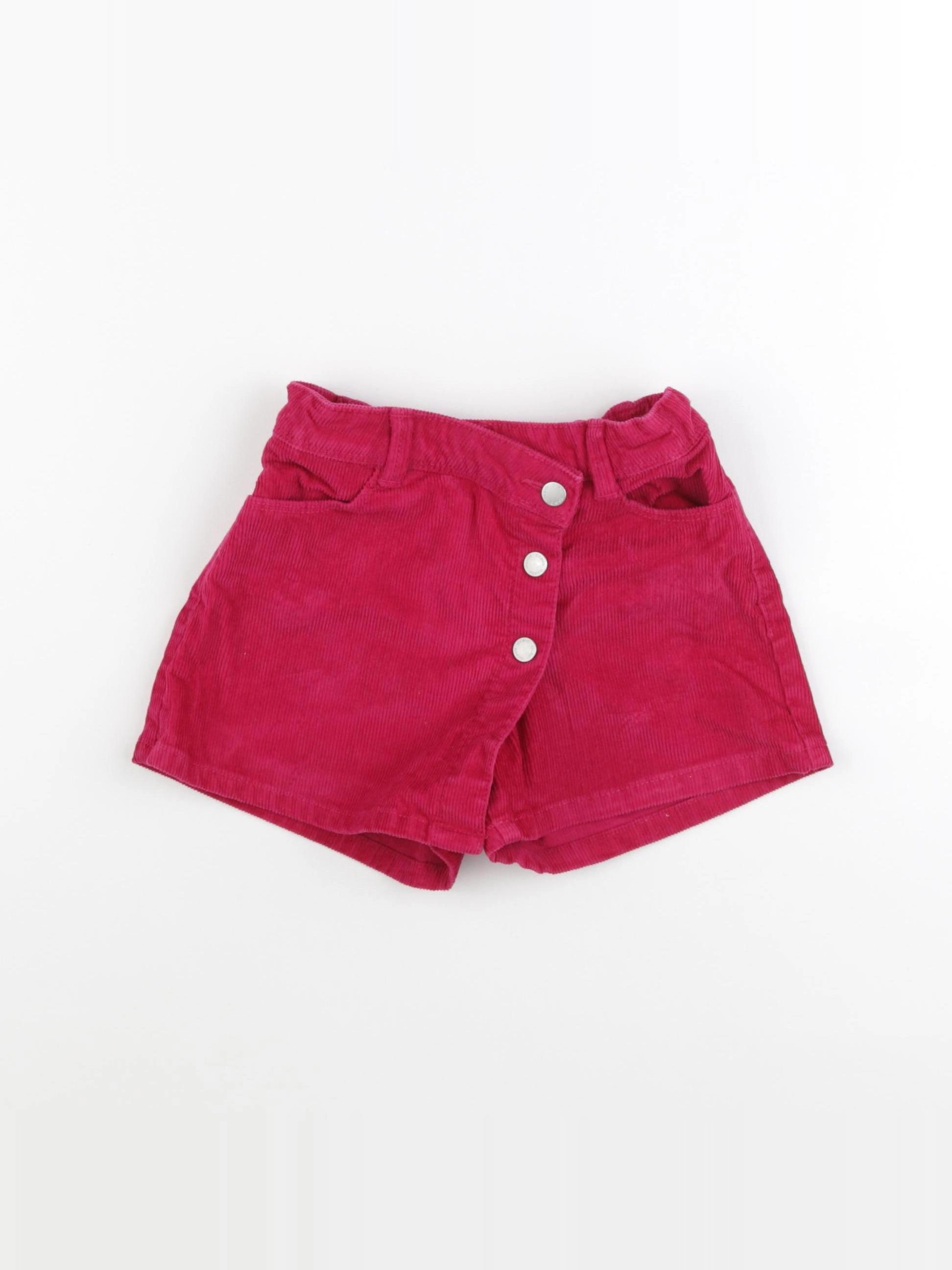 Okaidi - jupe short rose - 4 ans