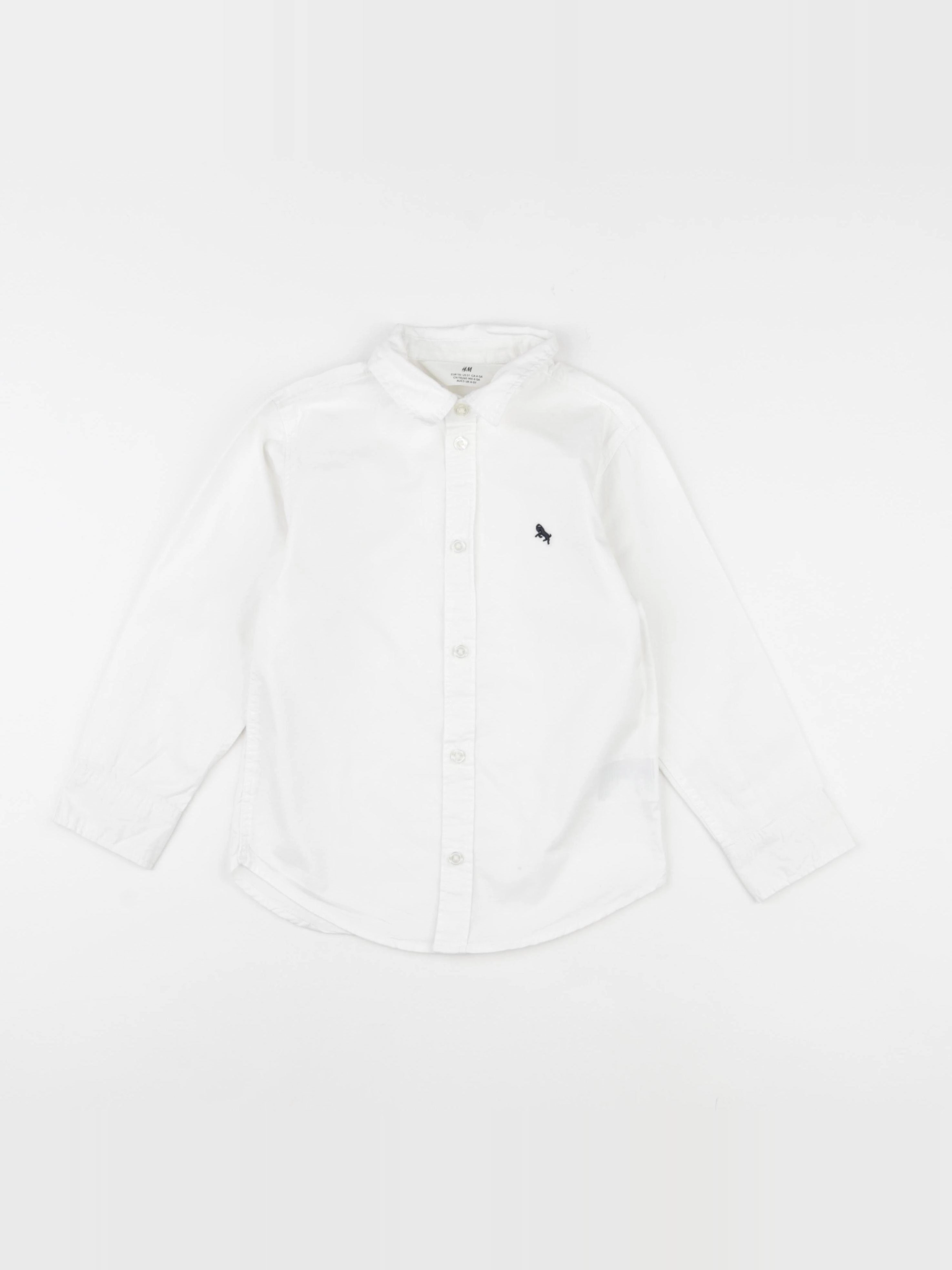 H&M - chemise blanc - 4/5 ans