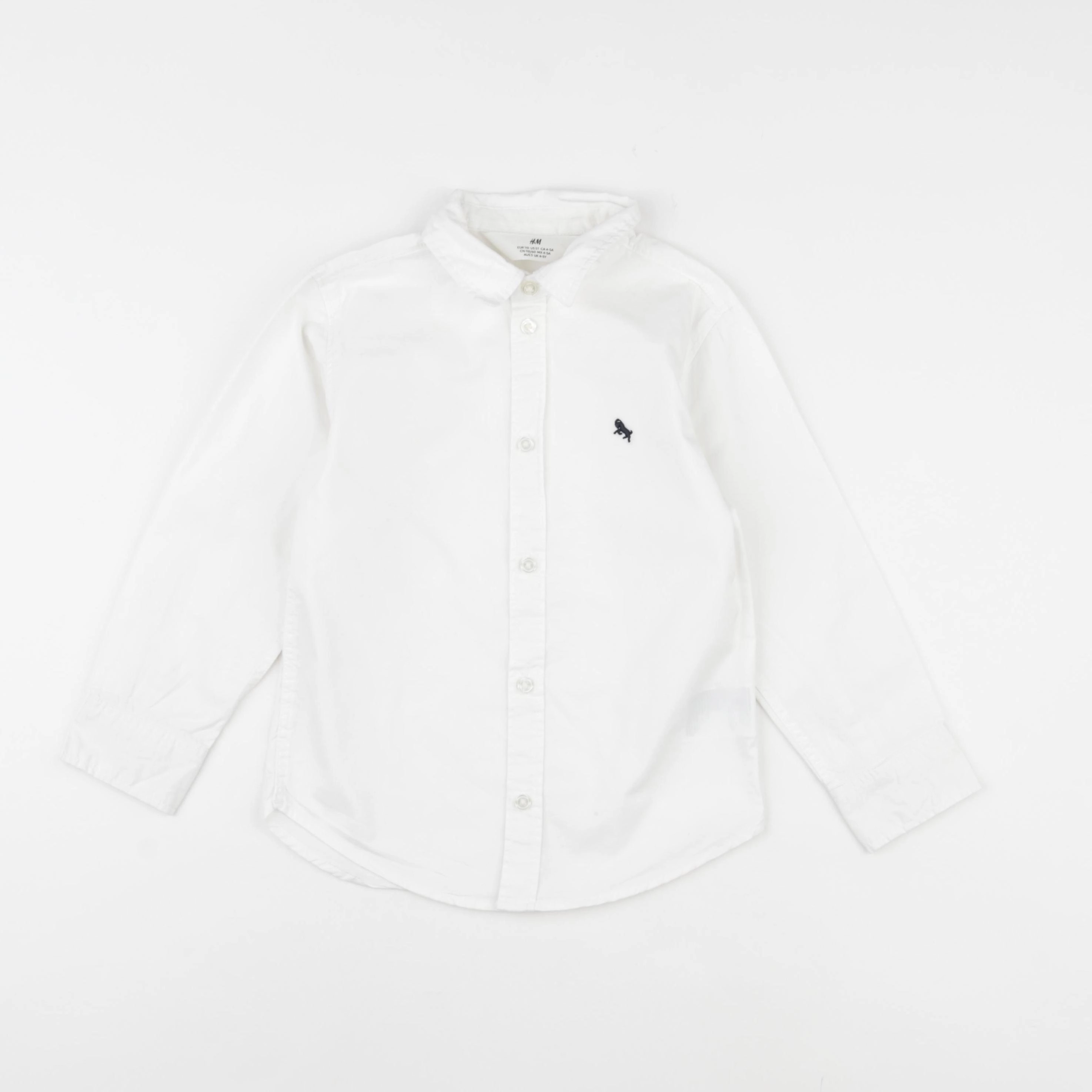 H&M - chemise blanc - 4/5 ans