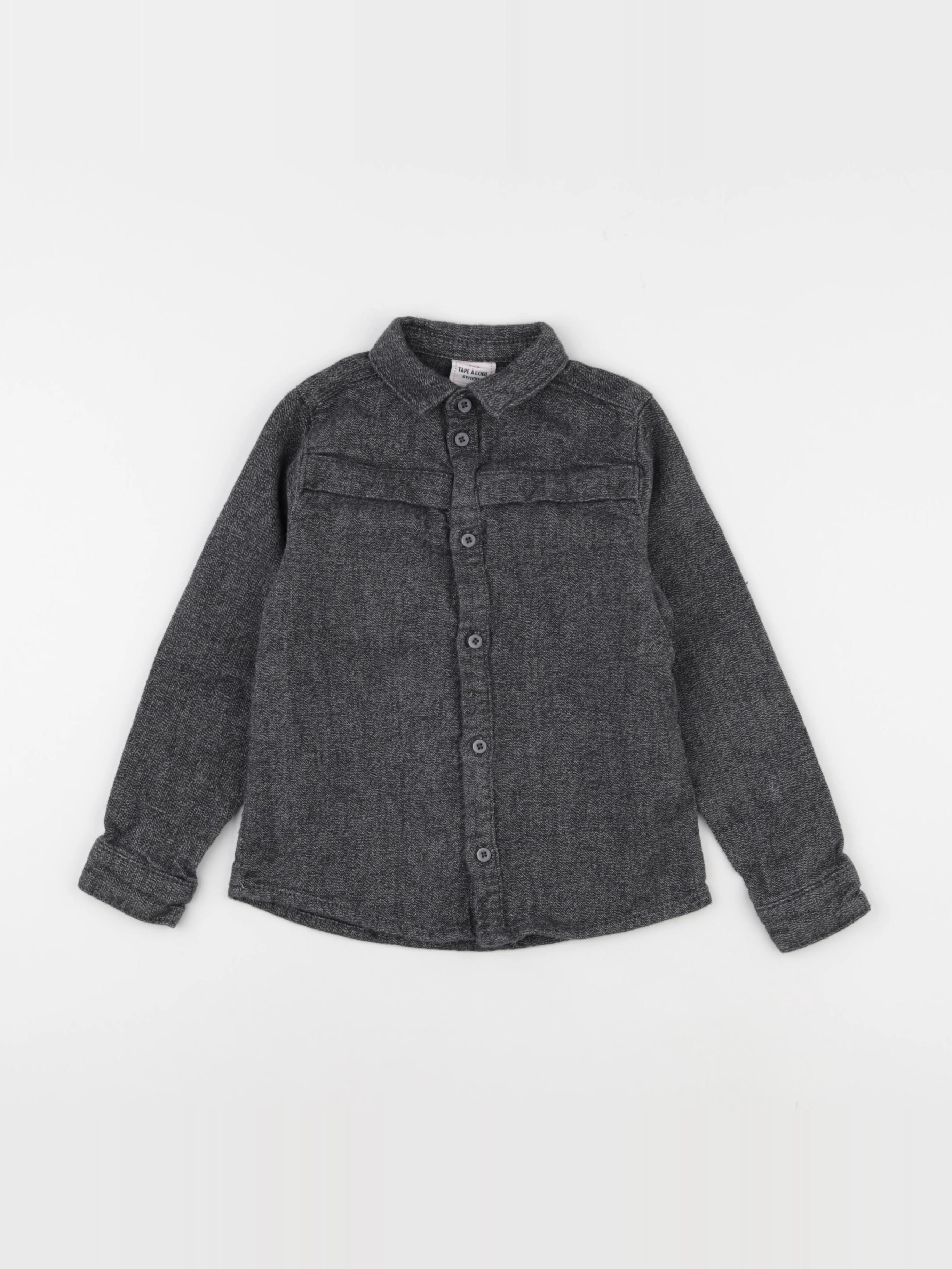 Tape à l'oeil - chemise gris - 4/5 ans