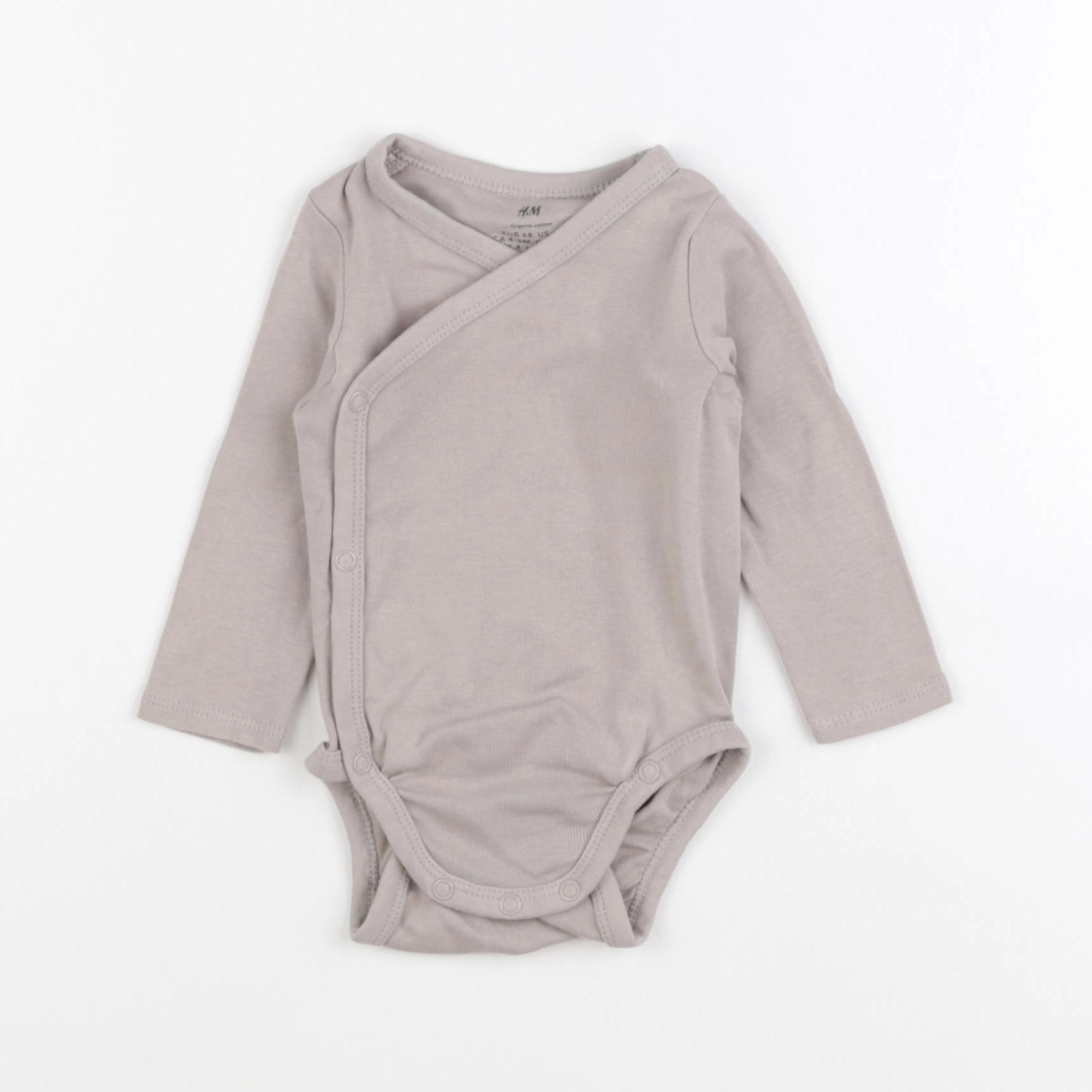 H&M - body beige - 3/6 mois