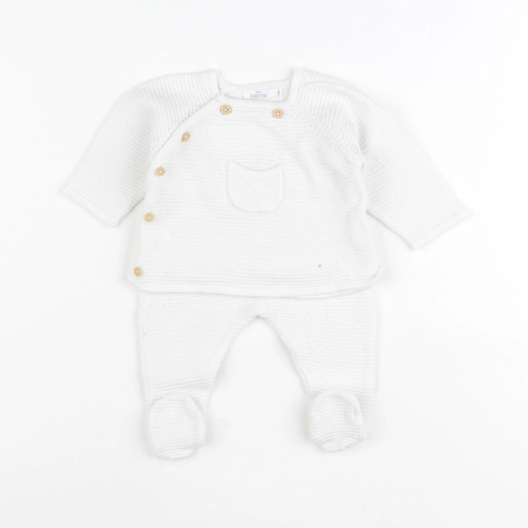 Boutchou - ensemble blanc - 0 mois