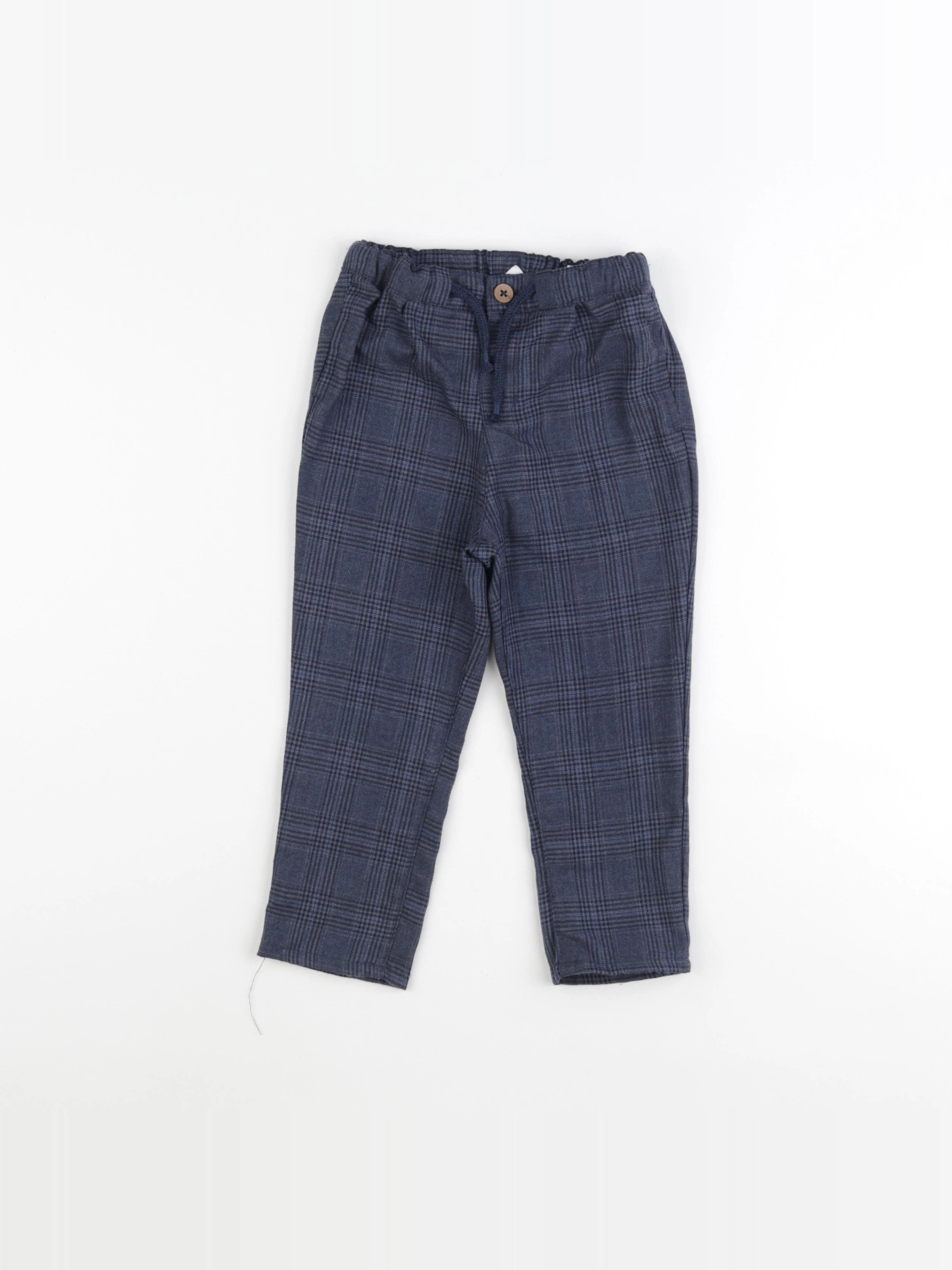 H&M - pantalon bleu - 18/24 mois