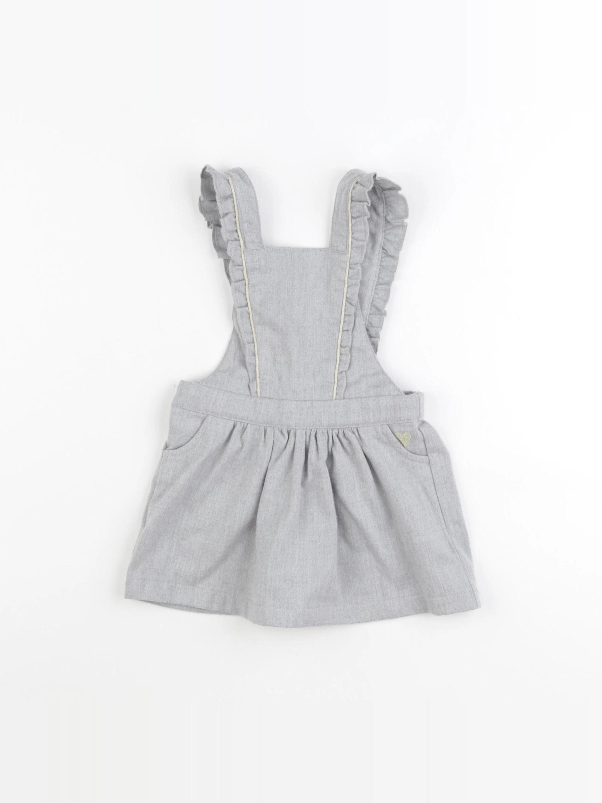 Tape à l'oeil - robe gris - 9 mois