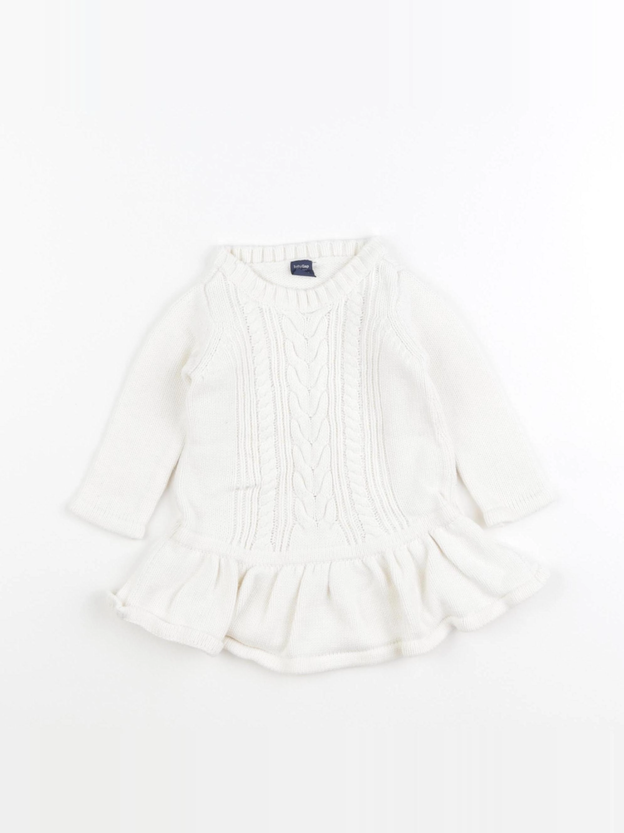GAP - robe blanc - 6/12 mois
