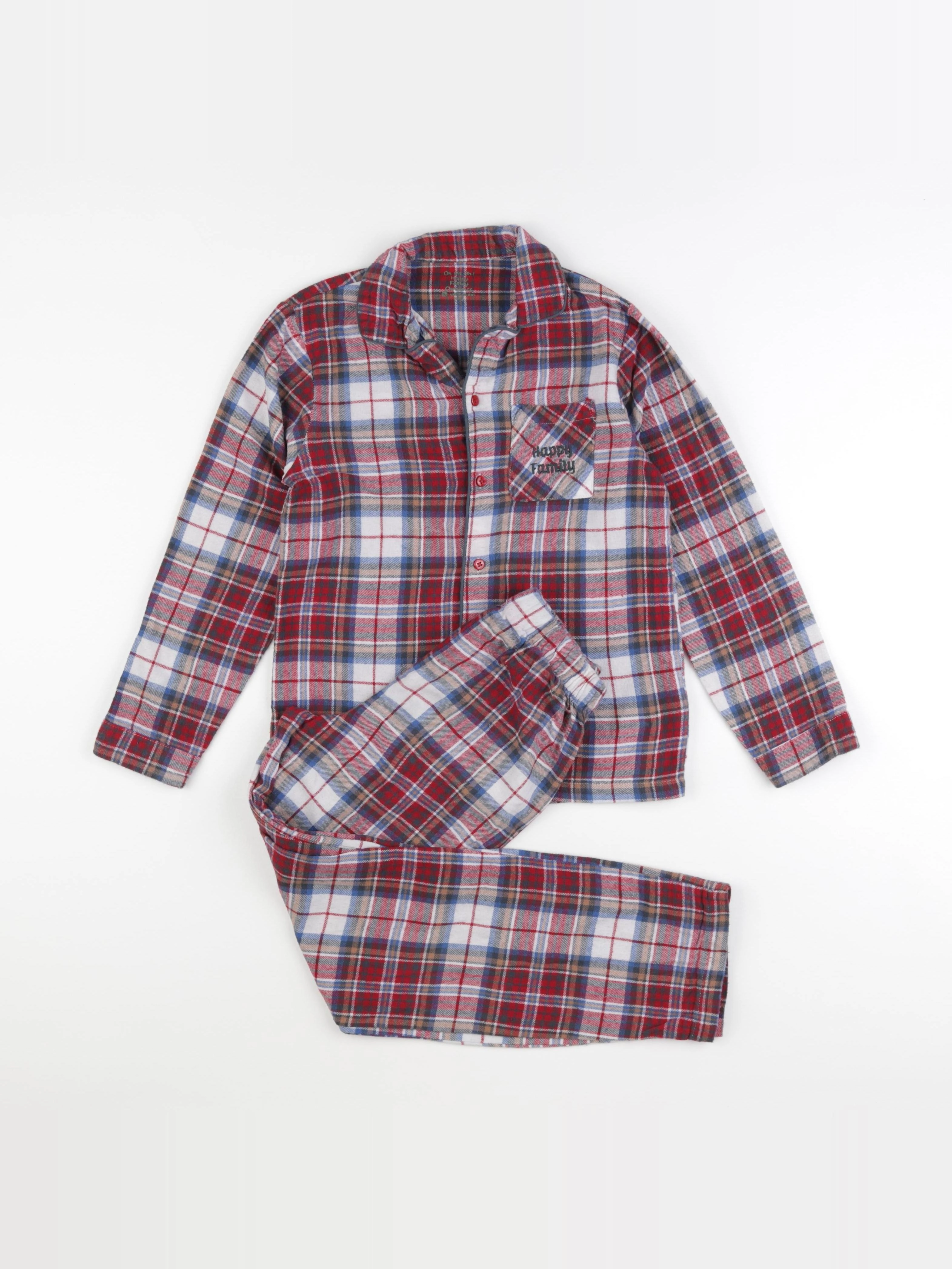 Vertbaudet - pyjama coton multicolore - 10 ans