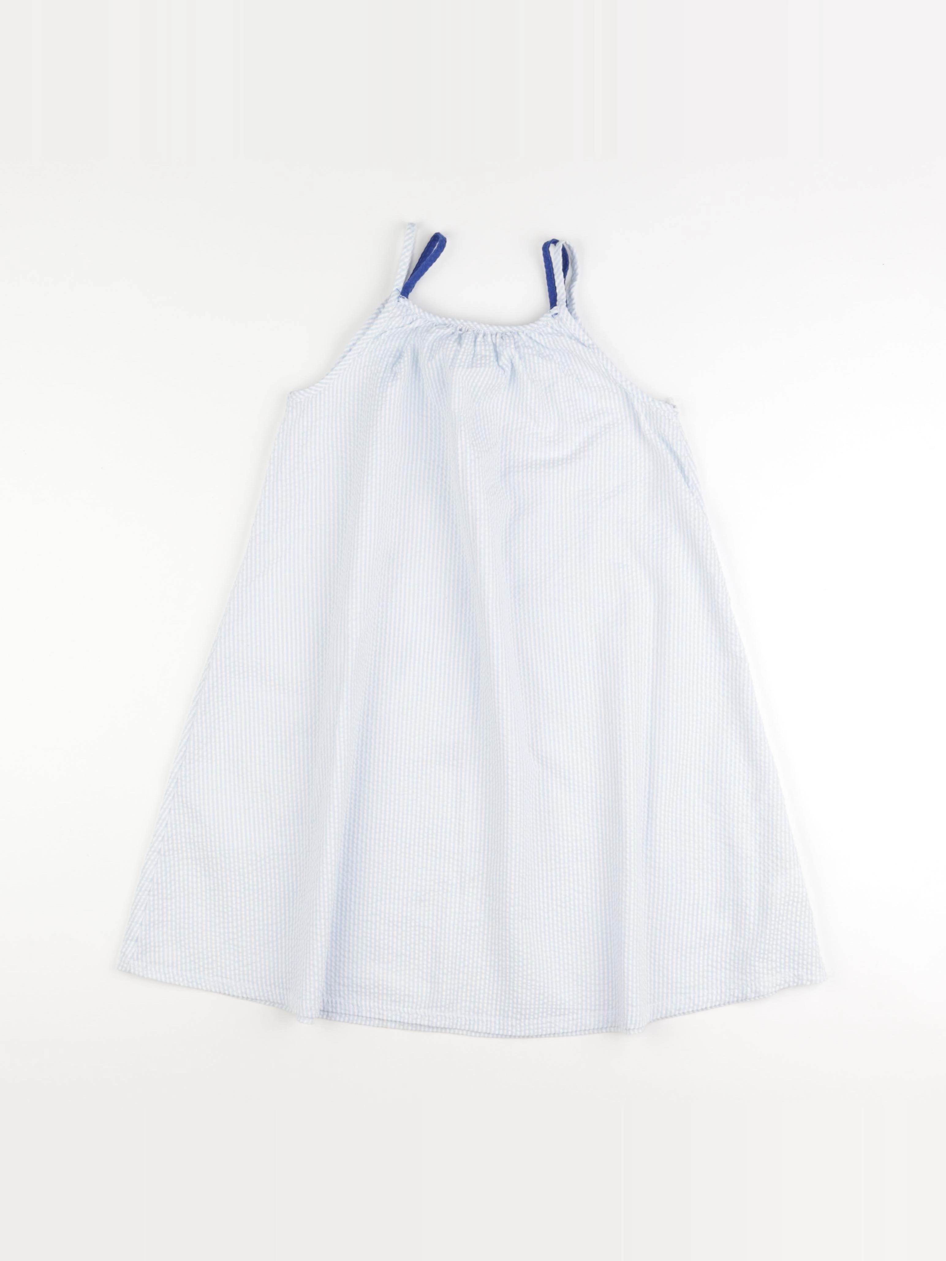 Okaidi - robe blanc, bleu - 10 ans