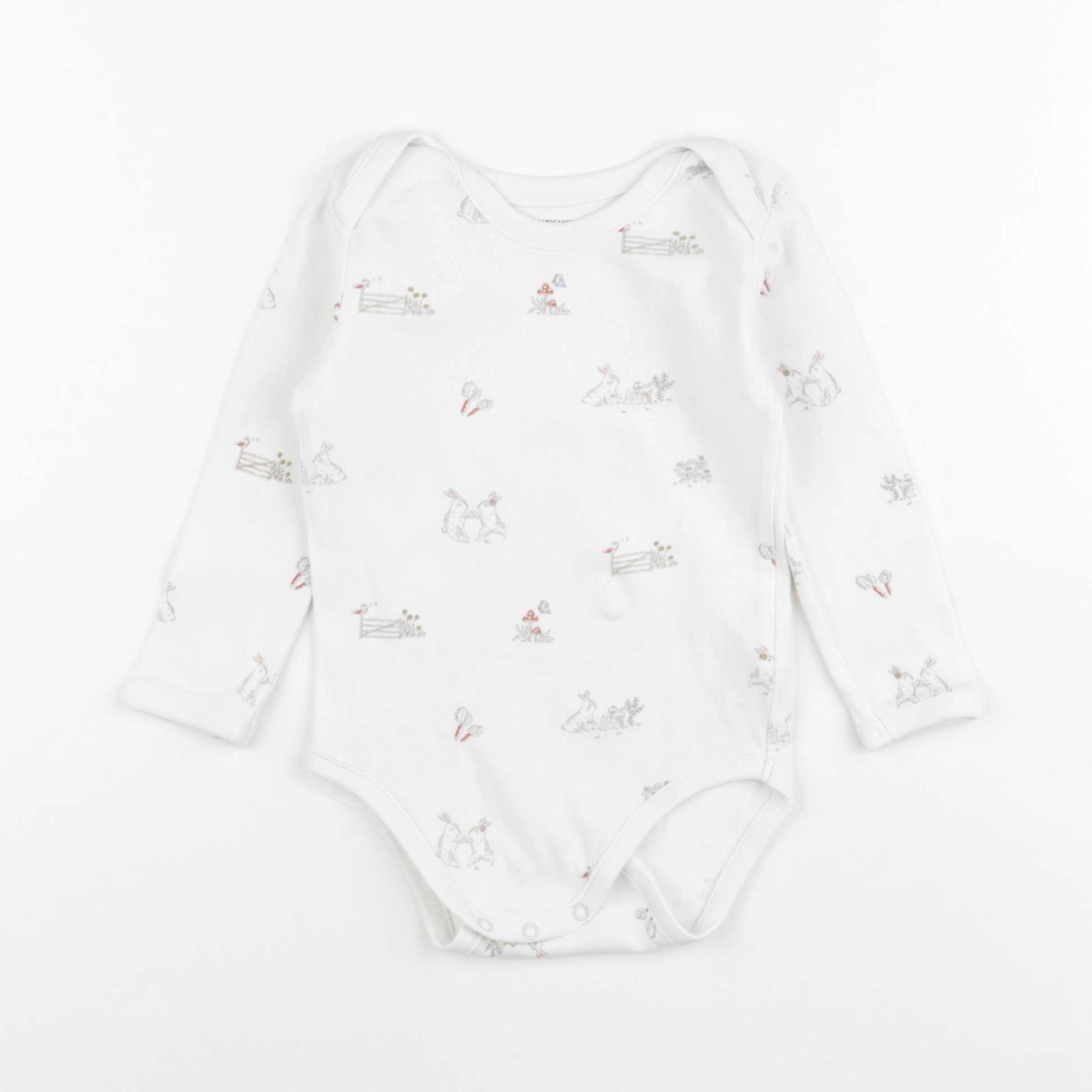 Boutchou - body blanc - 24 mois