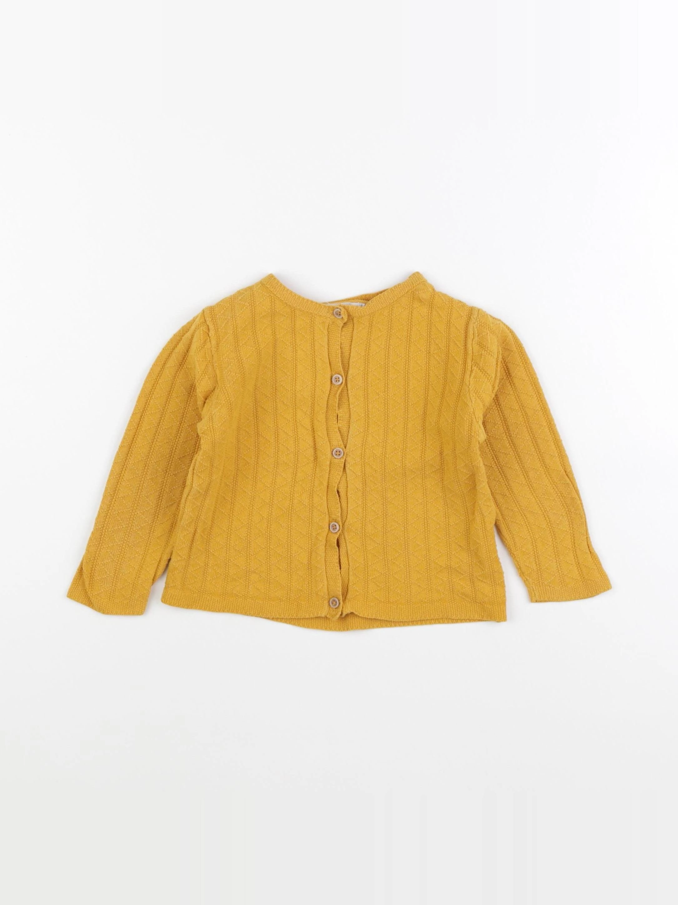 Boutchou - gilet jaune - 18 mois