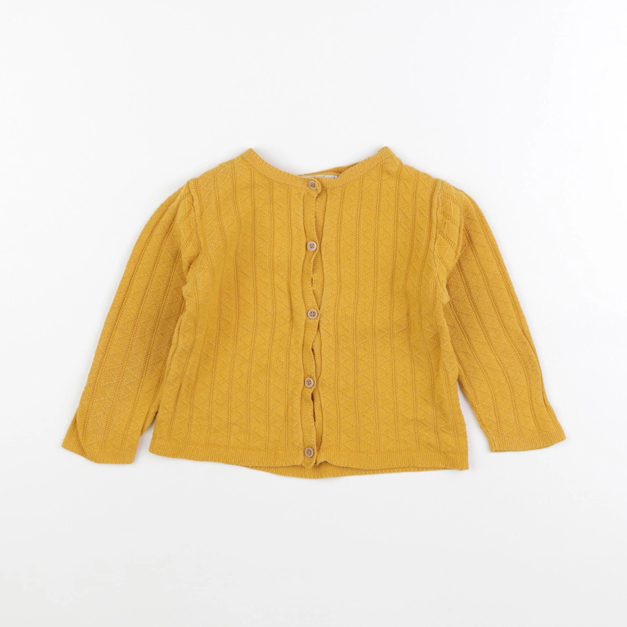Boutchou - gilet jaune - 18 mois