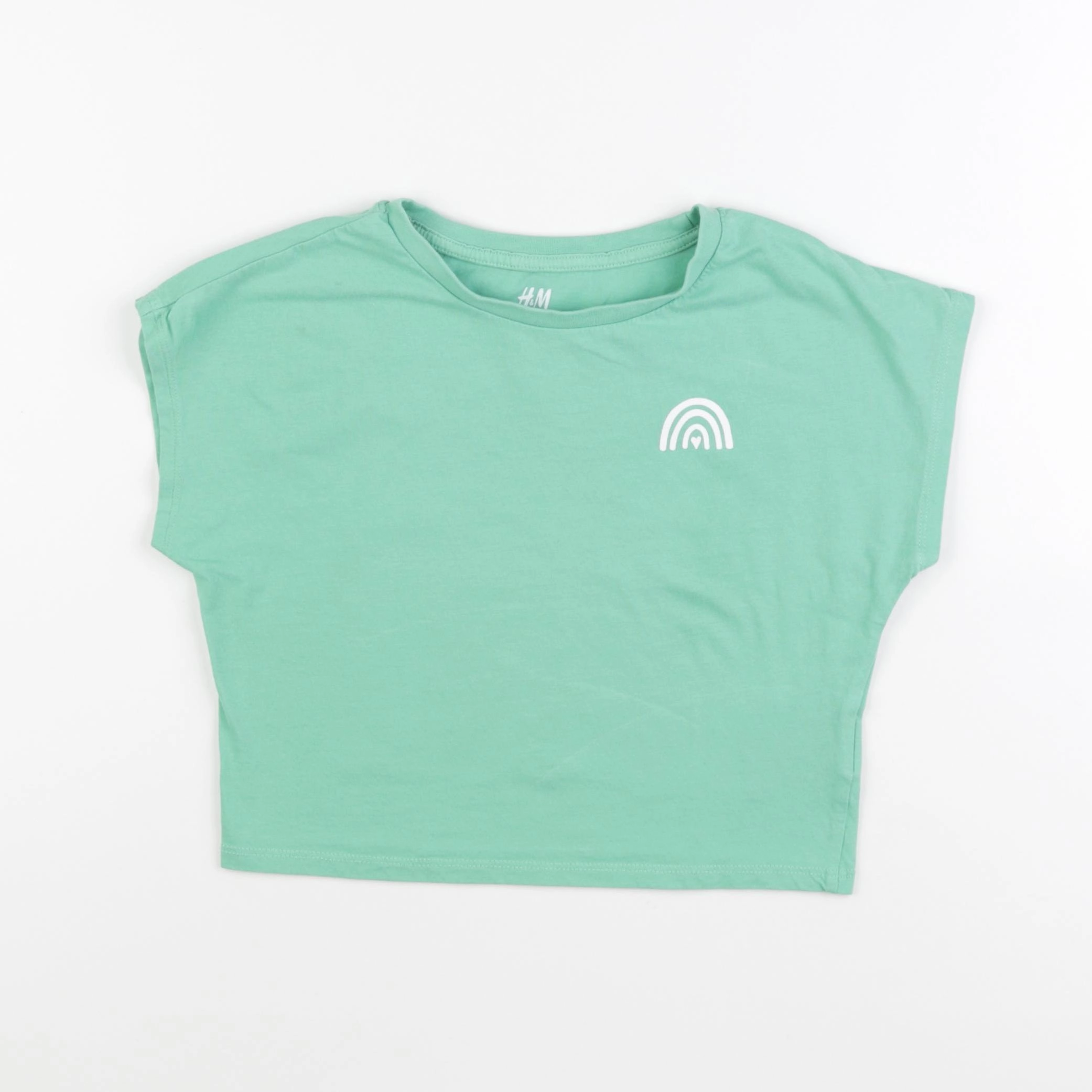 H&M - tee-shirt vert - 5/6 ans