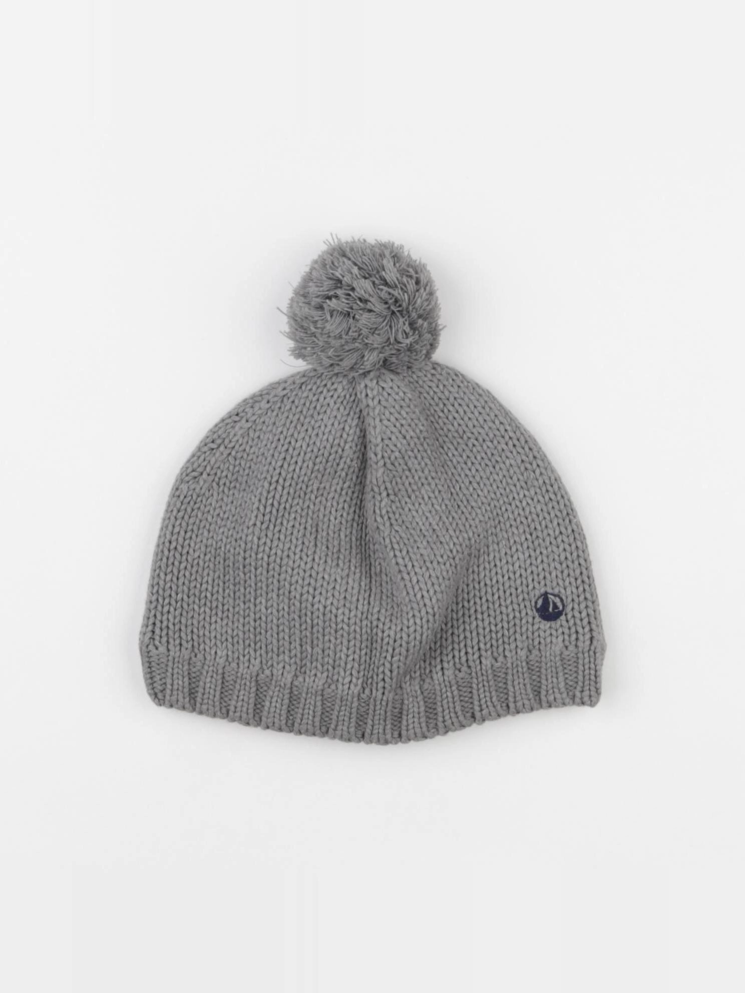 Petit Bateau - bonnet gris - 4 ans