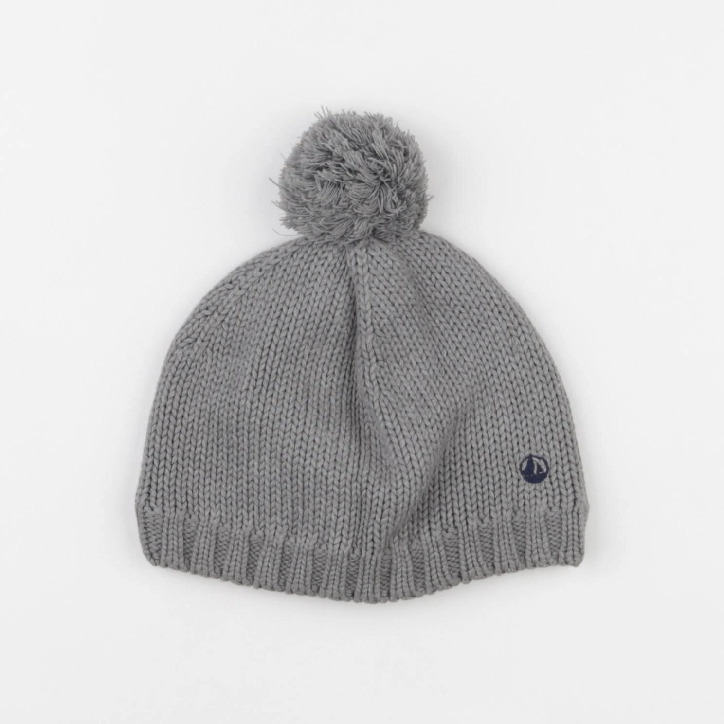 Petit Bateau - bonnet gris - 4 ans