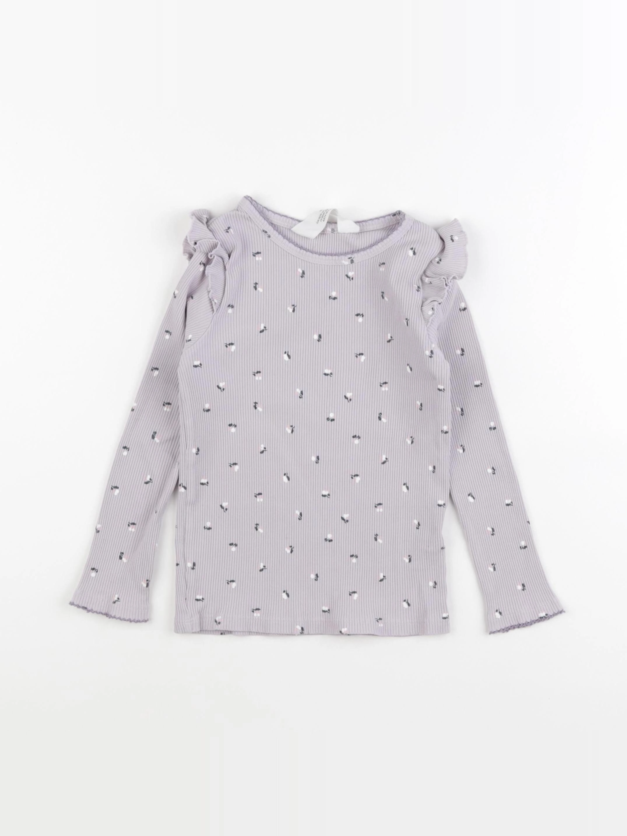 H&M - tee-shirt violet - 4/6 ans