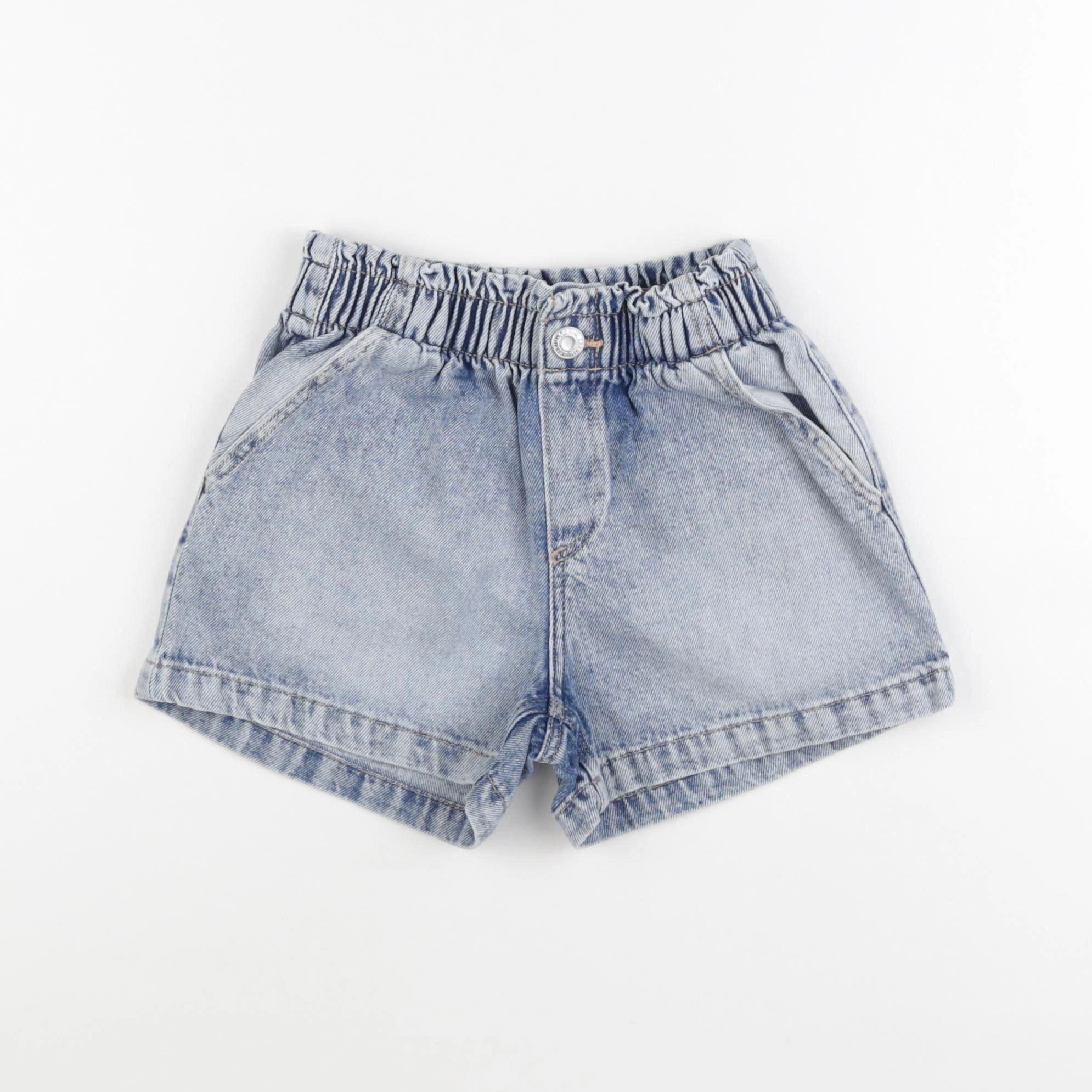 H&M - short bleu - 5/6 ans