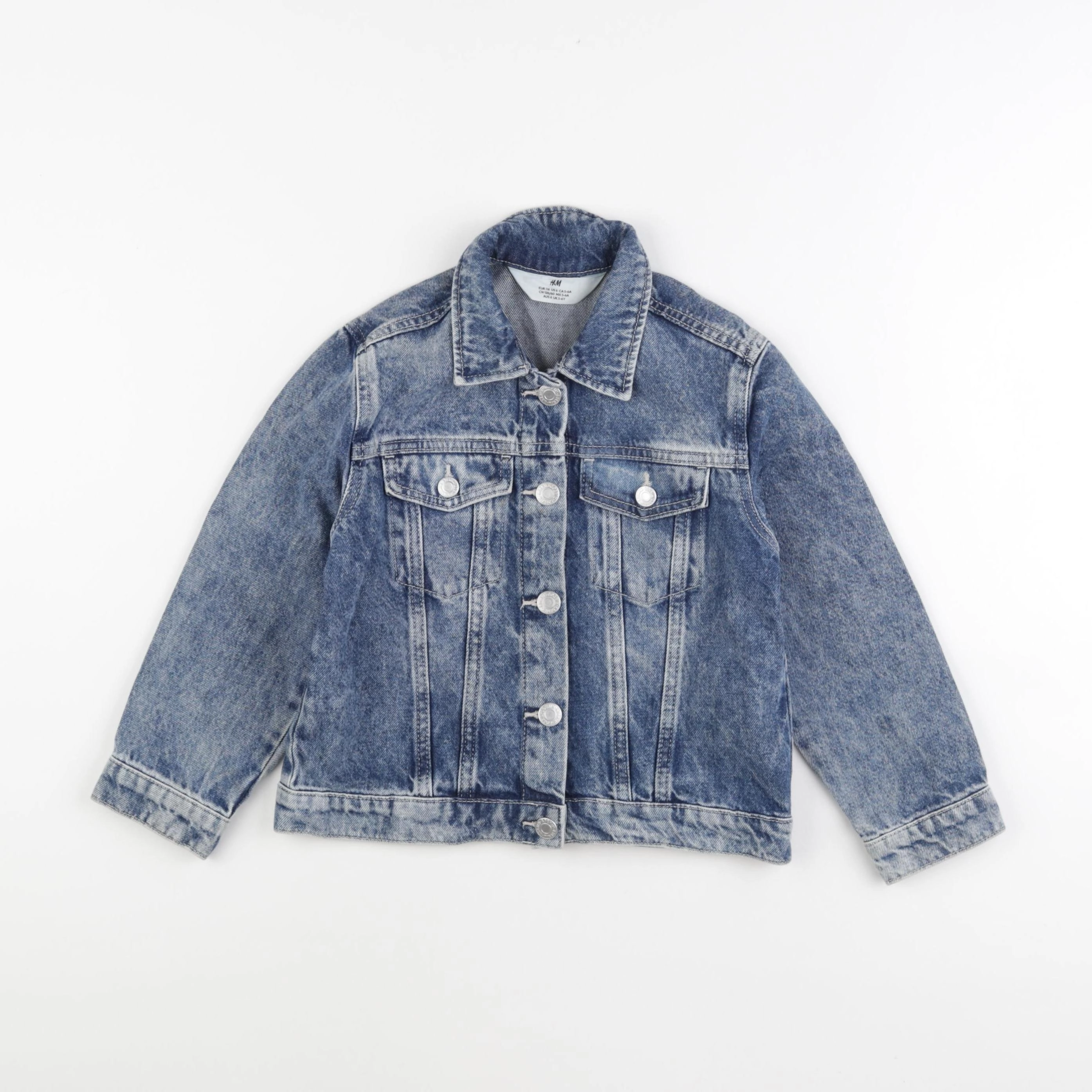 H&M - veste bleu - 5/6 ans