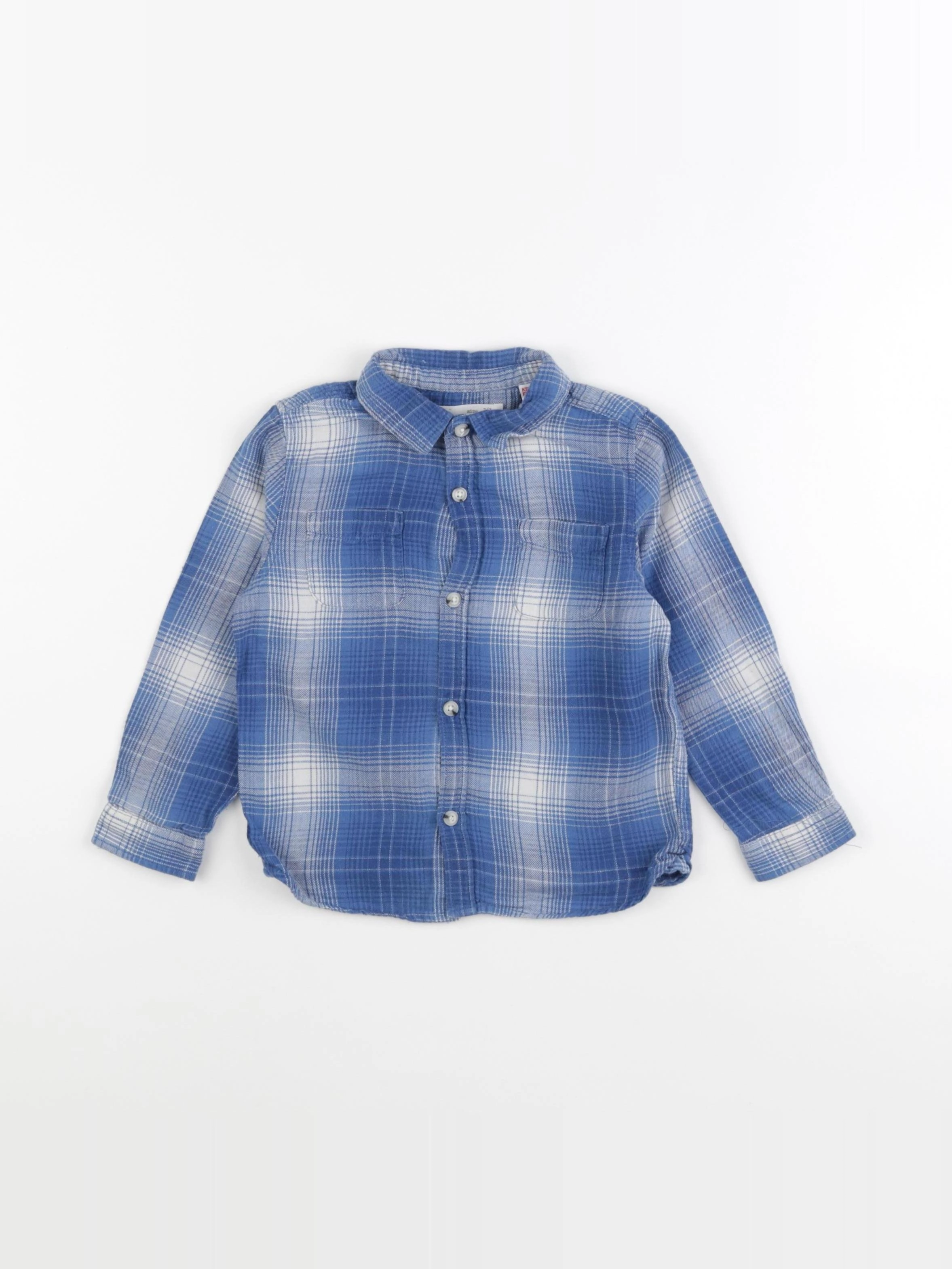 Zara - chemise bleu - 2/3 ans