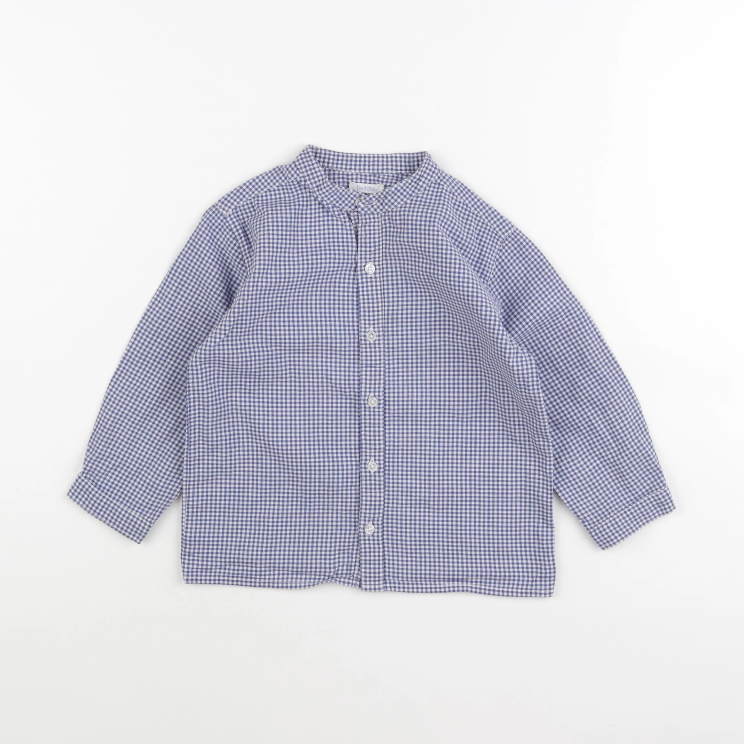 Boutchou - chemise bleu, blanc - 36 mois