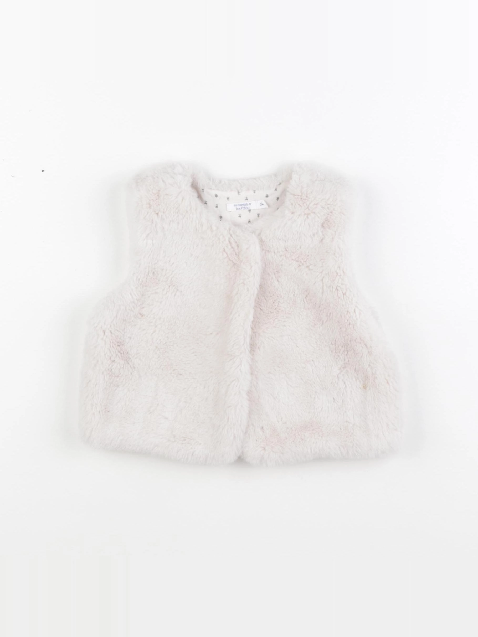 Boutchou - gilet blanc - 24 mois
