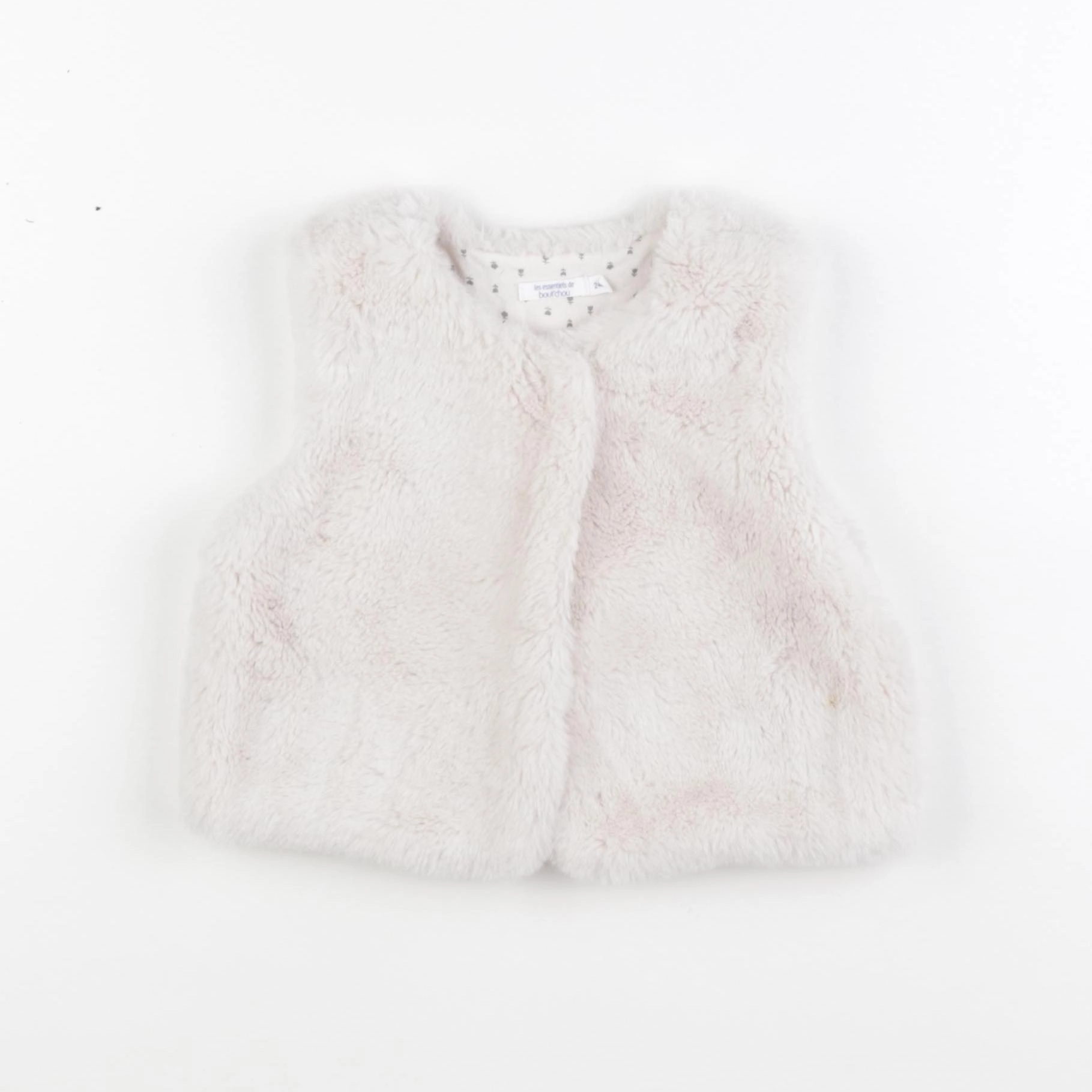 Boutchou - gilet blanc - 24 mois