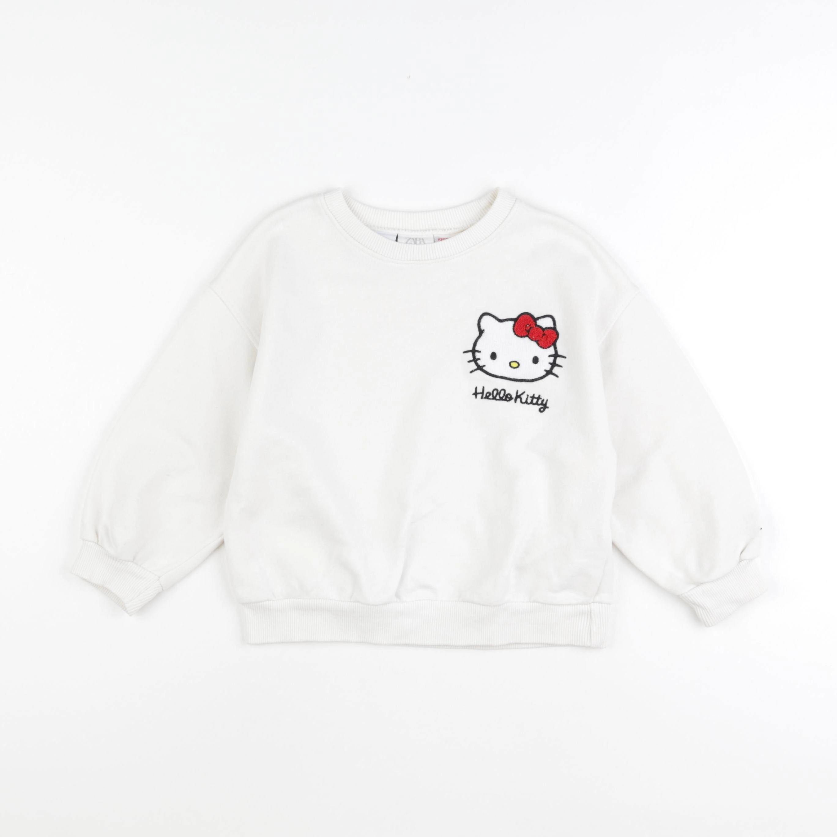 Zara - sweat blanc - 5 ans