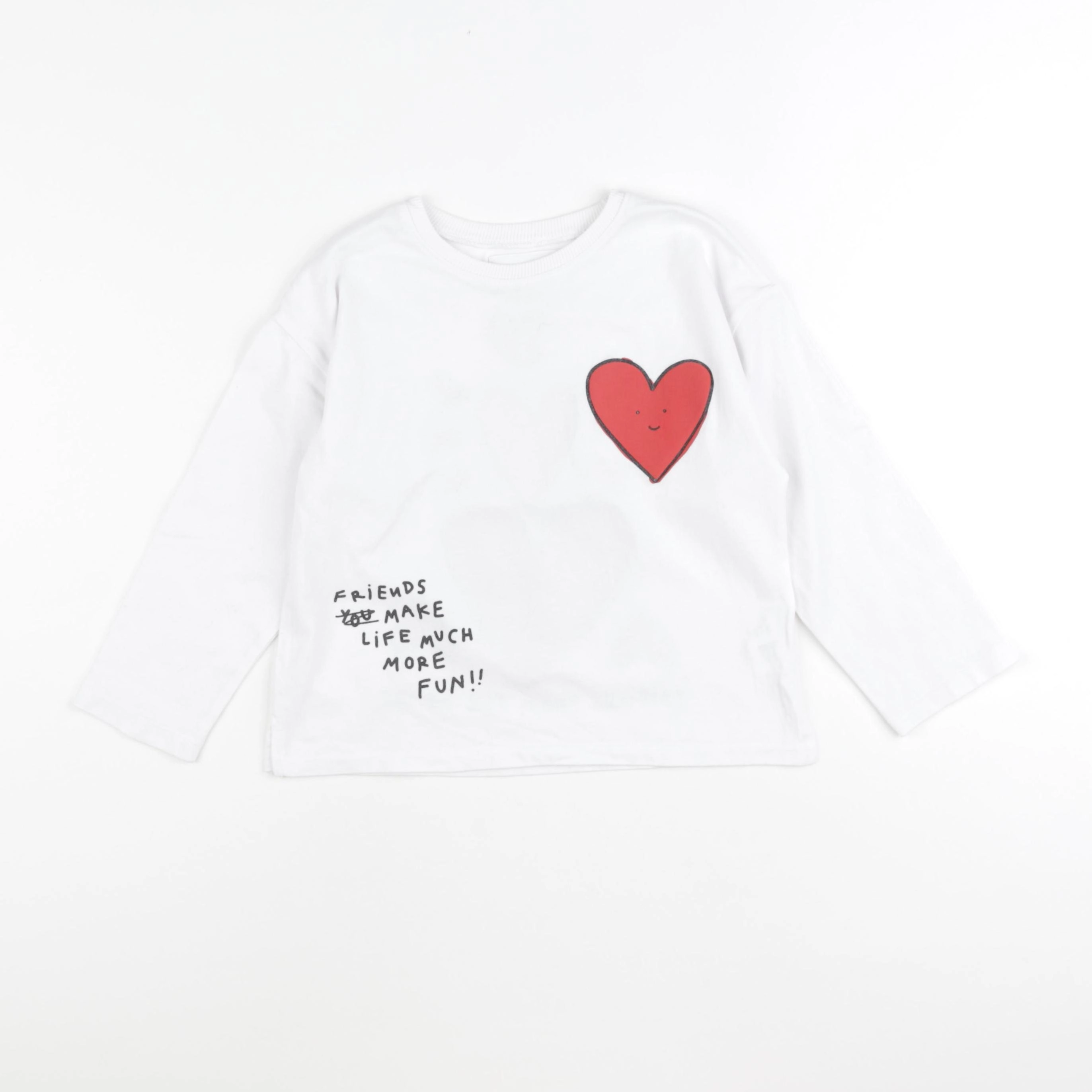 Zara - tee-shirt blanc - 5 ans