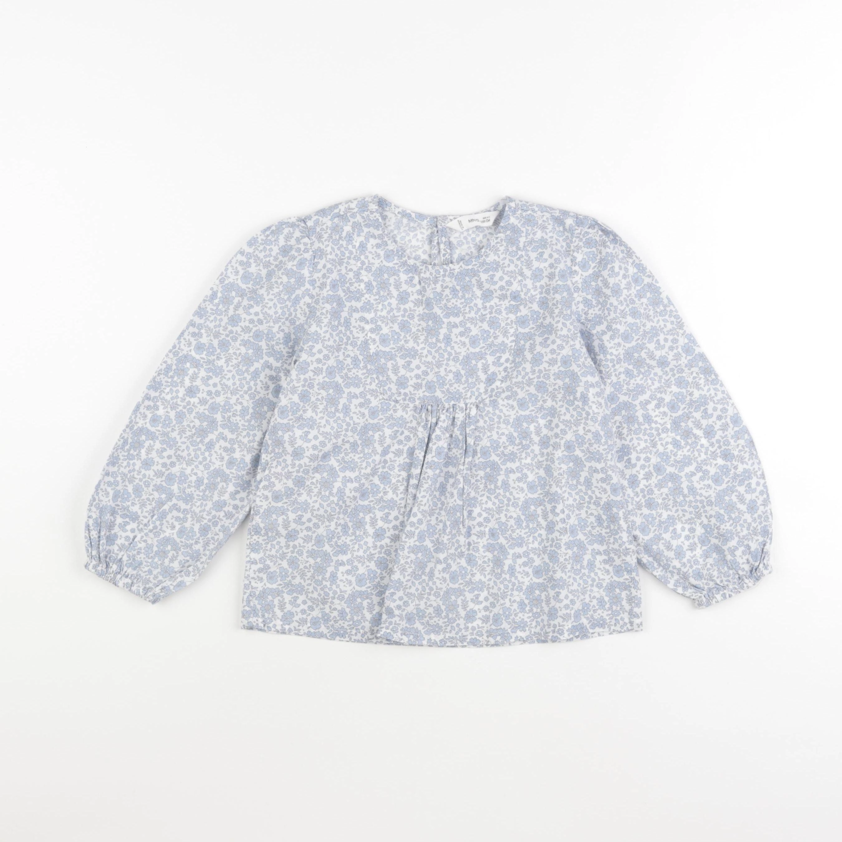 Mango - blouse bleu, blanc - 4/5 ans