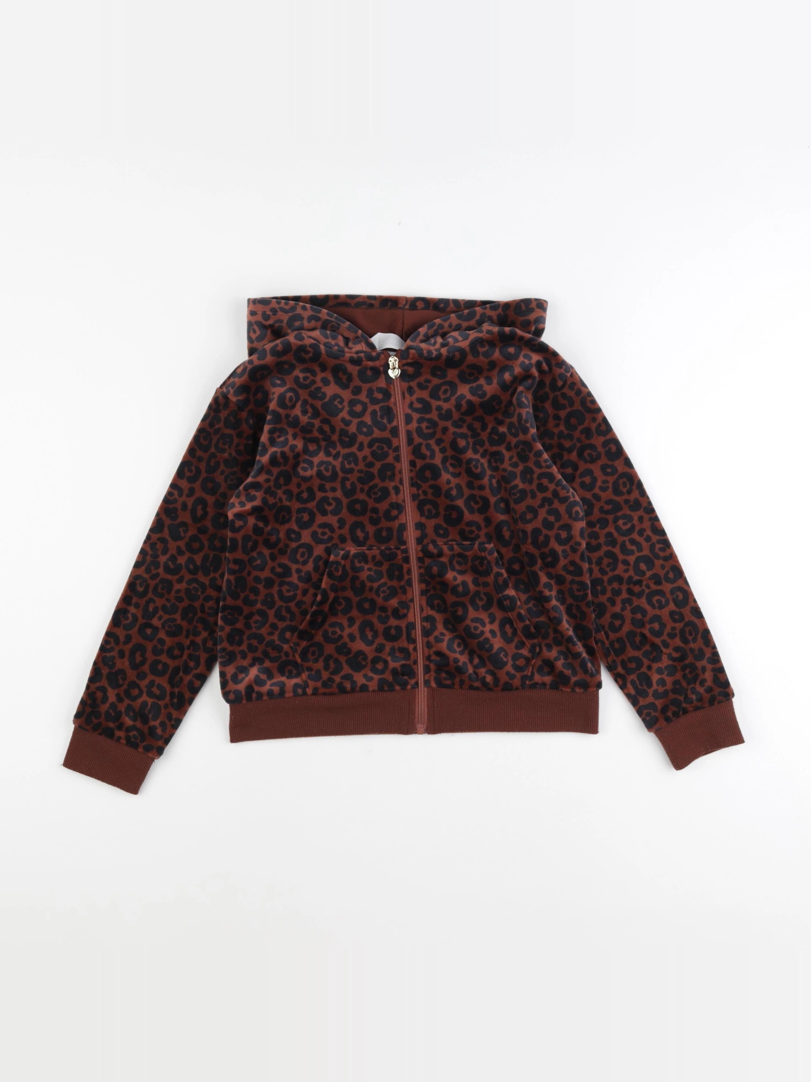 H&M - sweat marron, noir - 4/6 ans