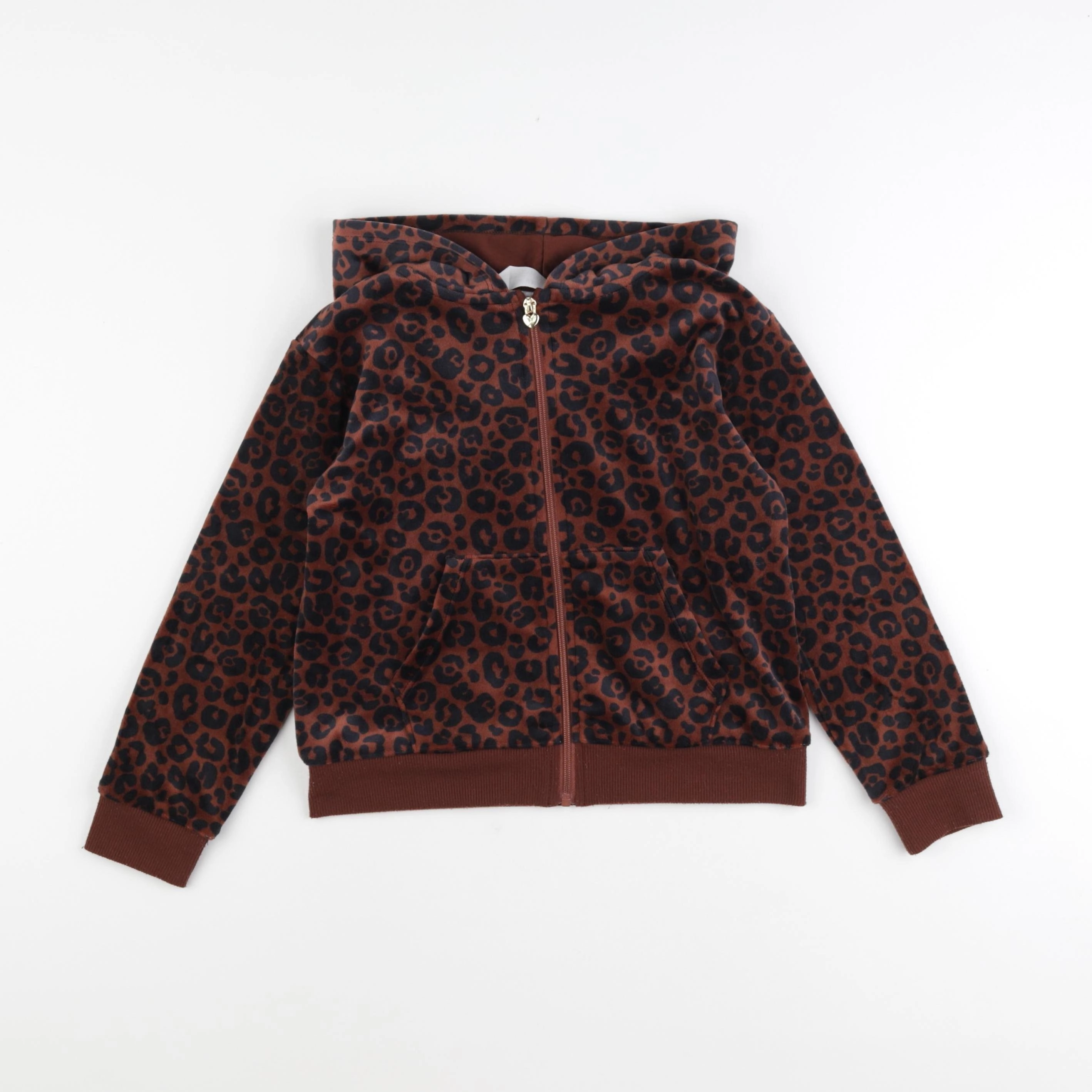 H&M - sweat marron, noir - 4/6 ans