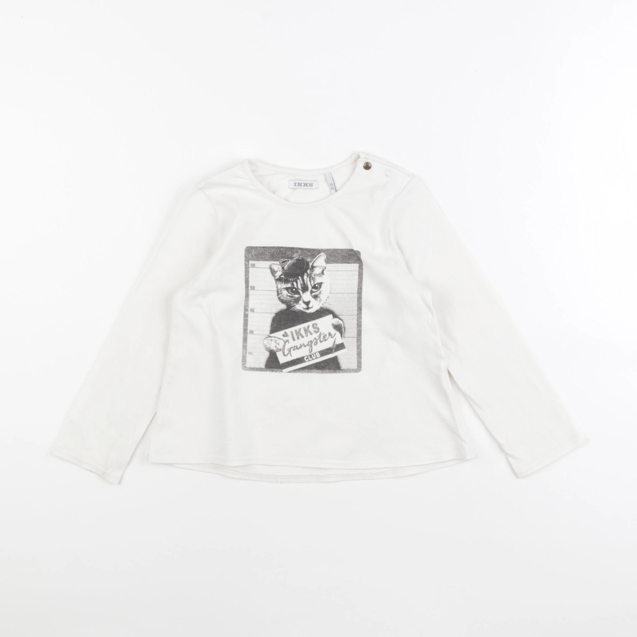 IKKS - tee-shirt blanc - 3 ans