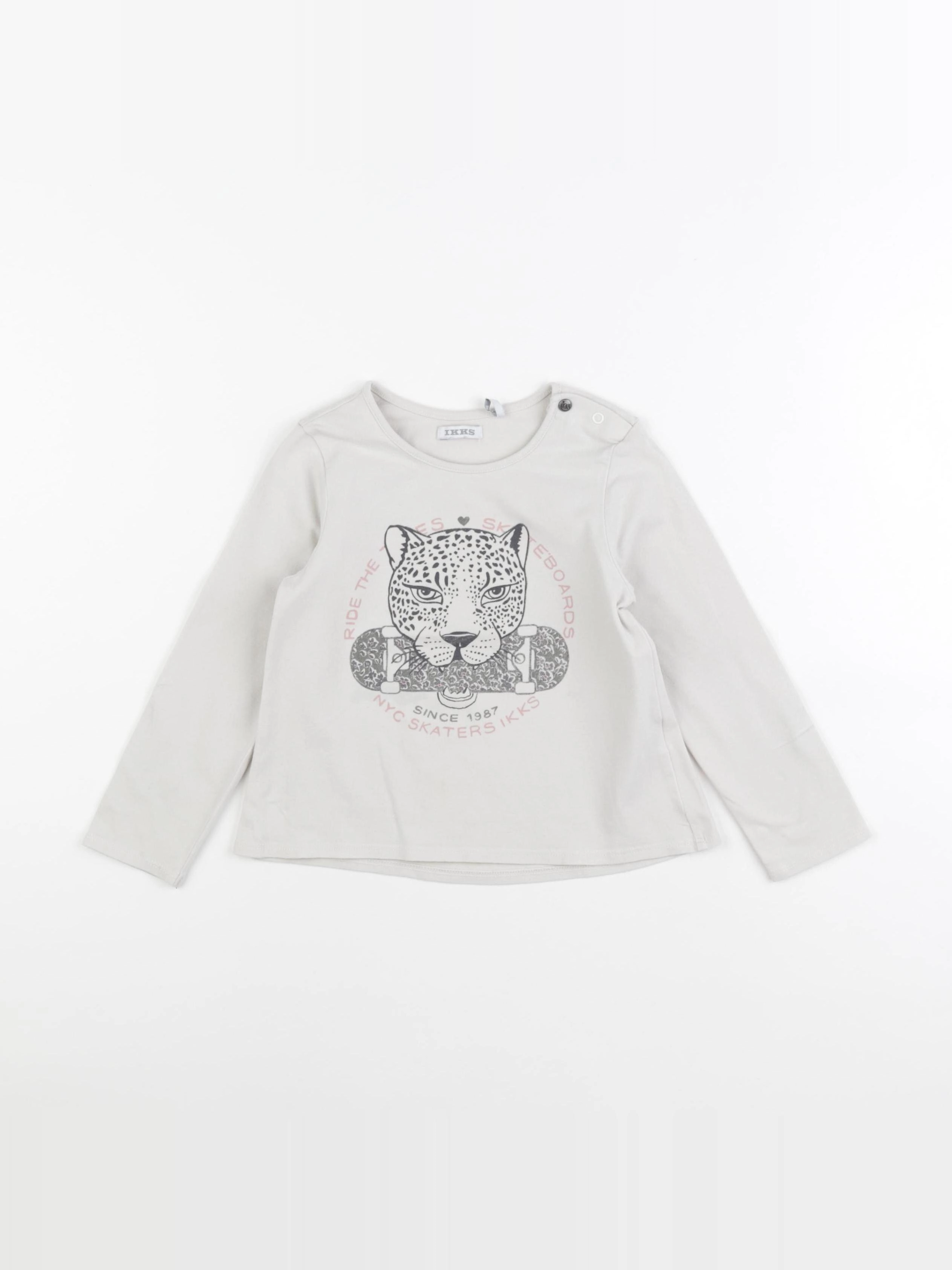 IKKS - tee-shirt gris - 3 ans