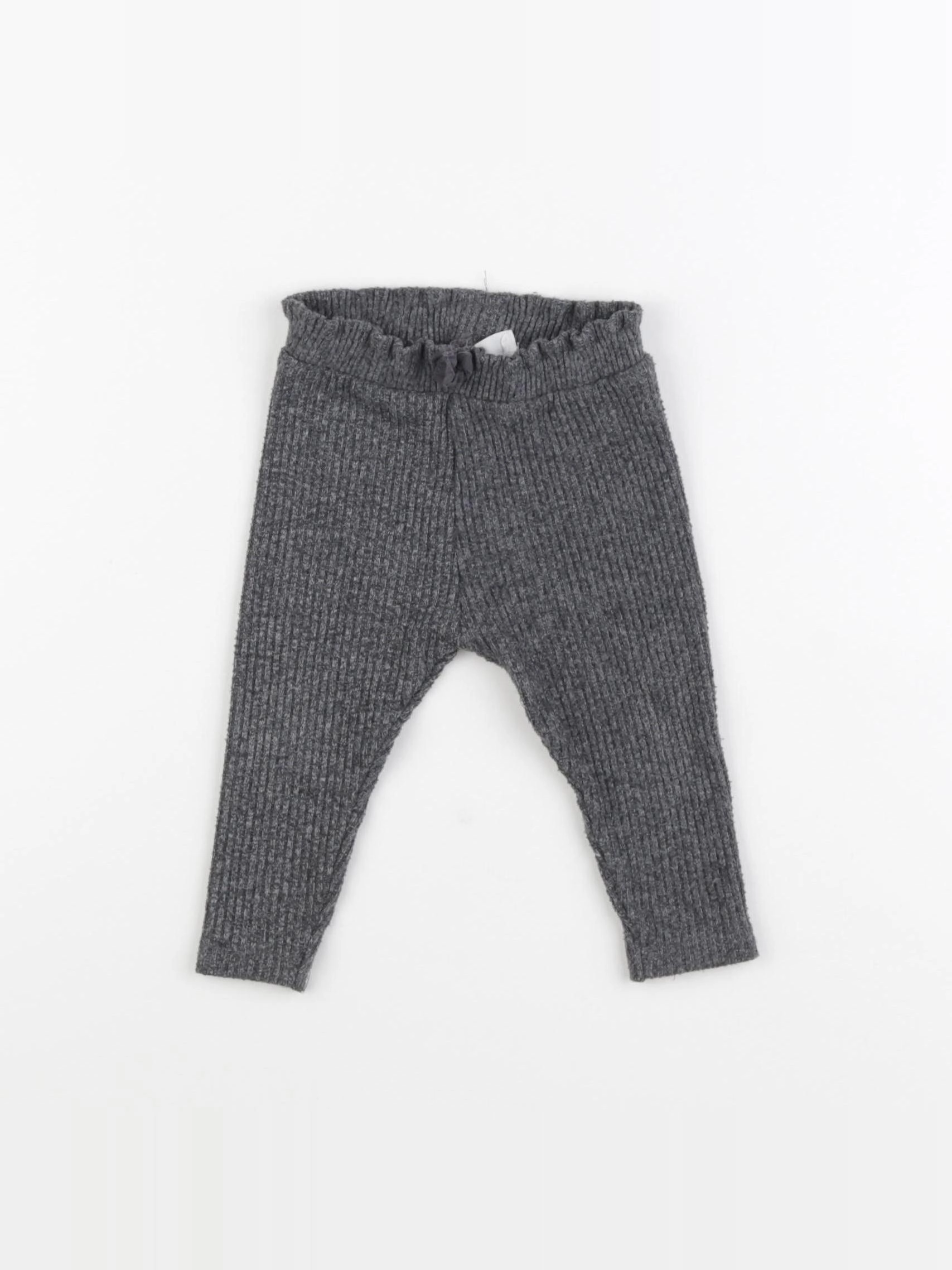 Zara - legging gris - 3/6 mois