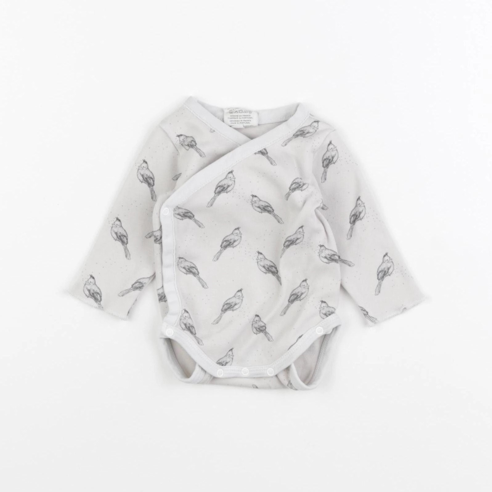 Studio Boheme - body gris - 3 mois