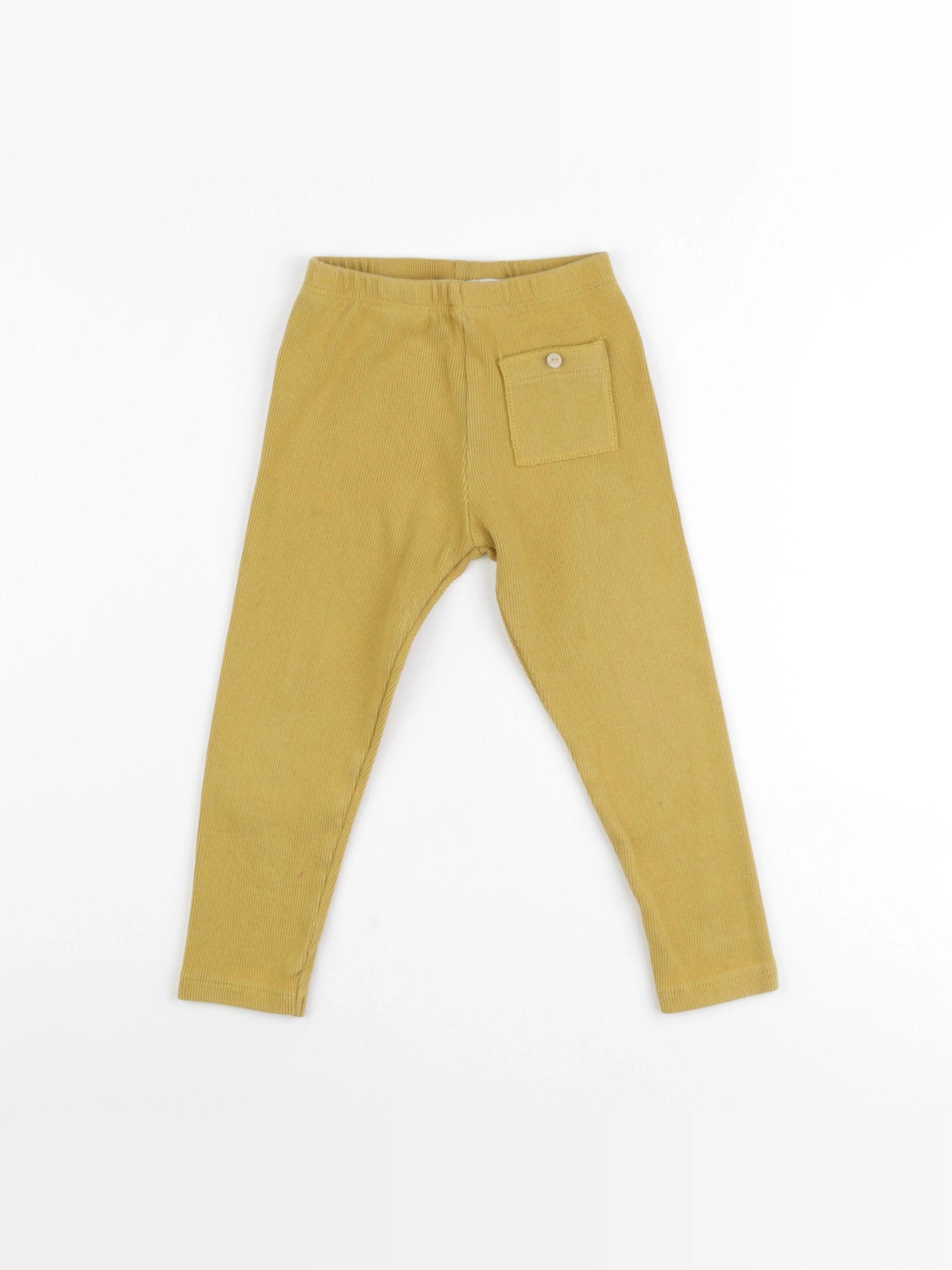 Zara - legging jaune - 2/3 ans