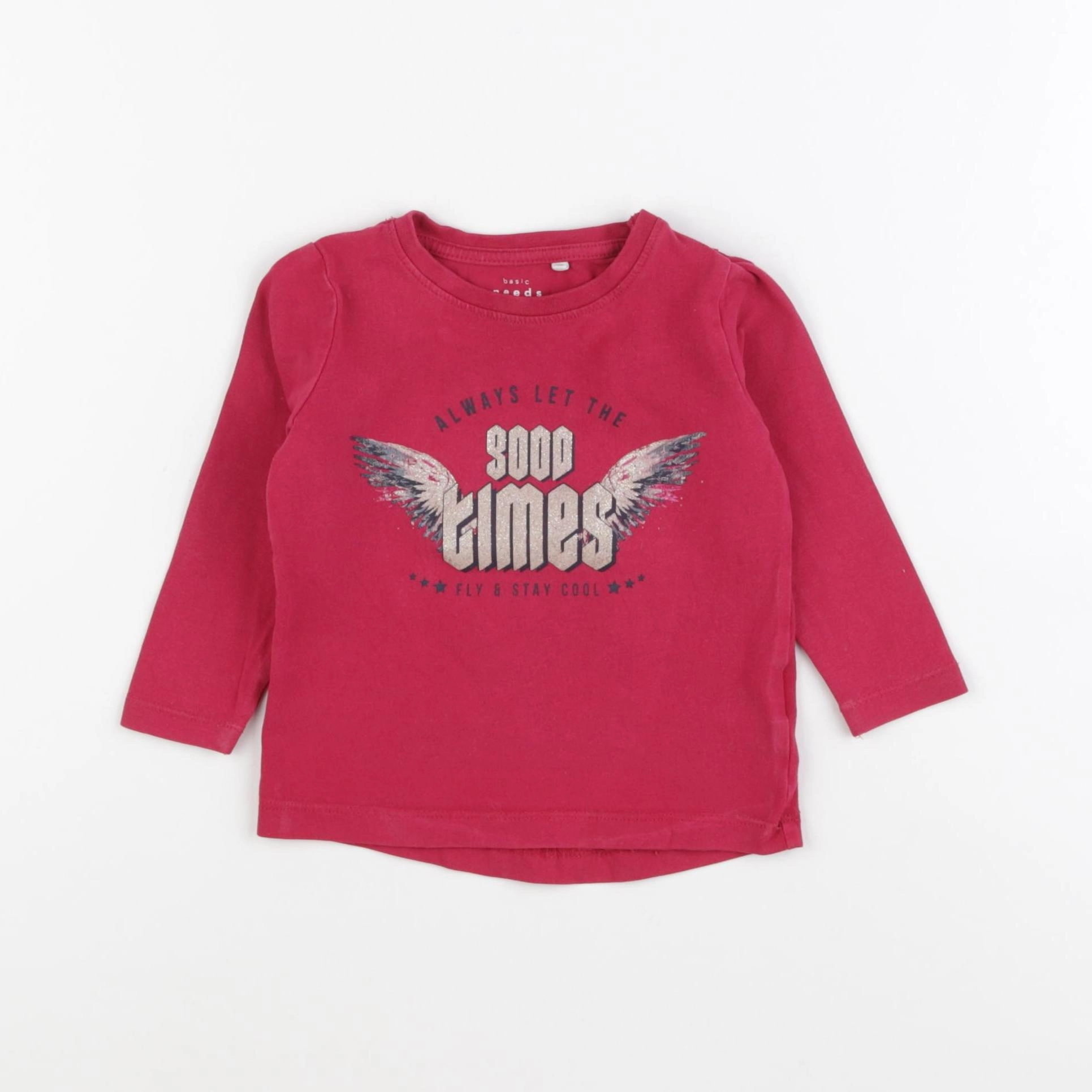 Name it - tee-shirt rouge - 9/12 mois
