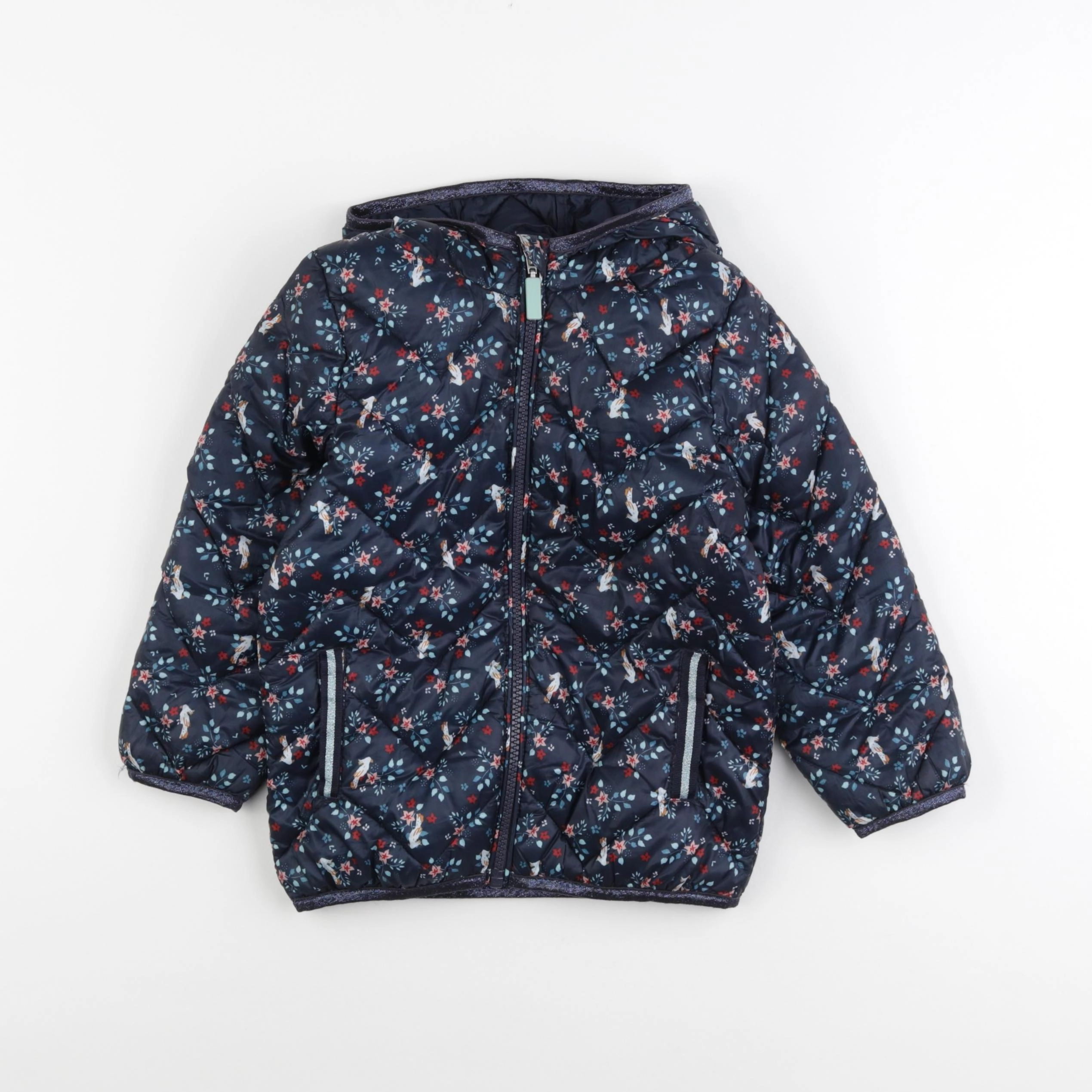 Vertbaudet - doudoune multicolore - 5 ans