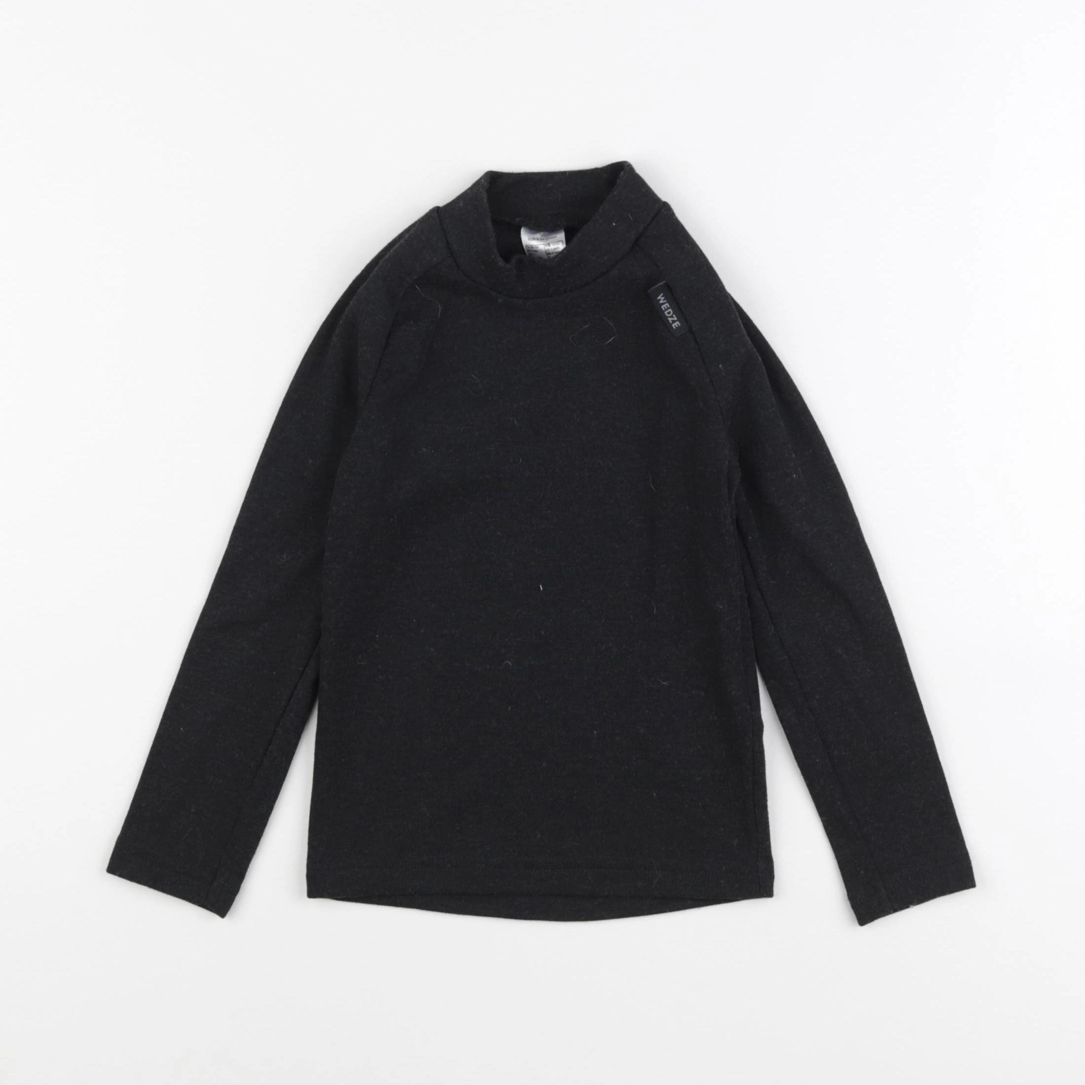 Decathlon ski - tee-shirt technique gris - 4 ans