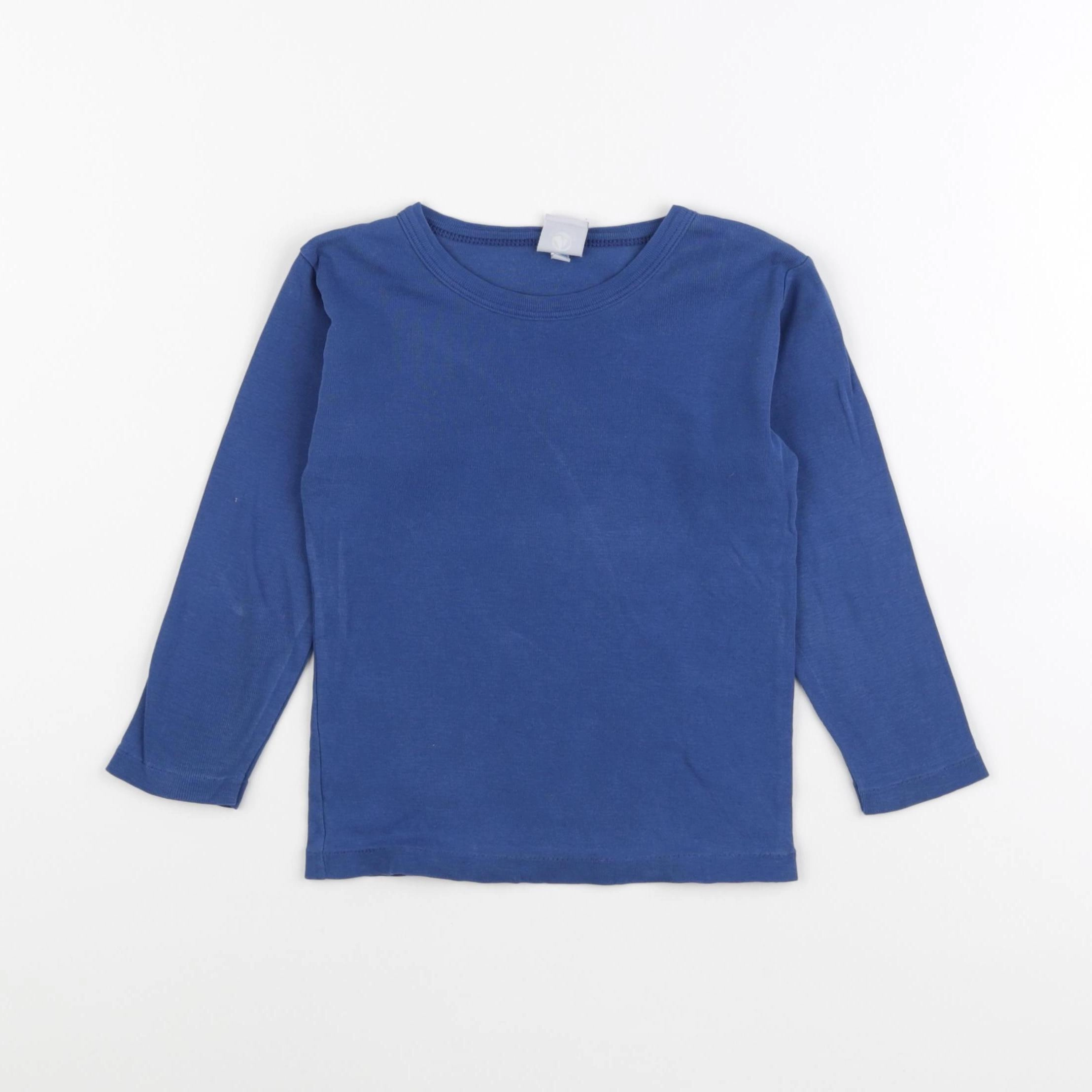 Petit Bateau - maillot de corps bleu - 4 ans